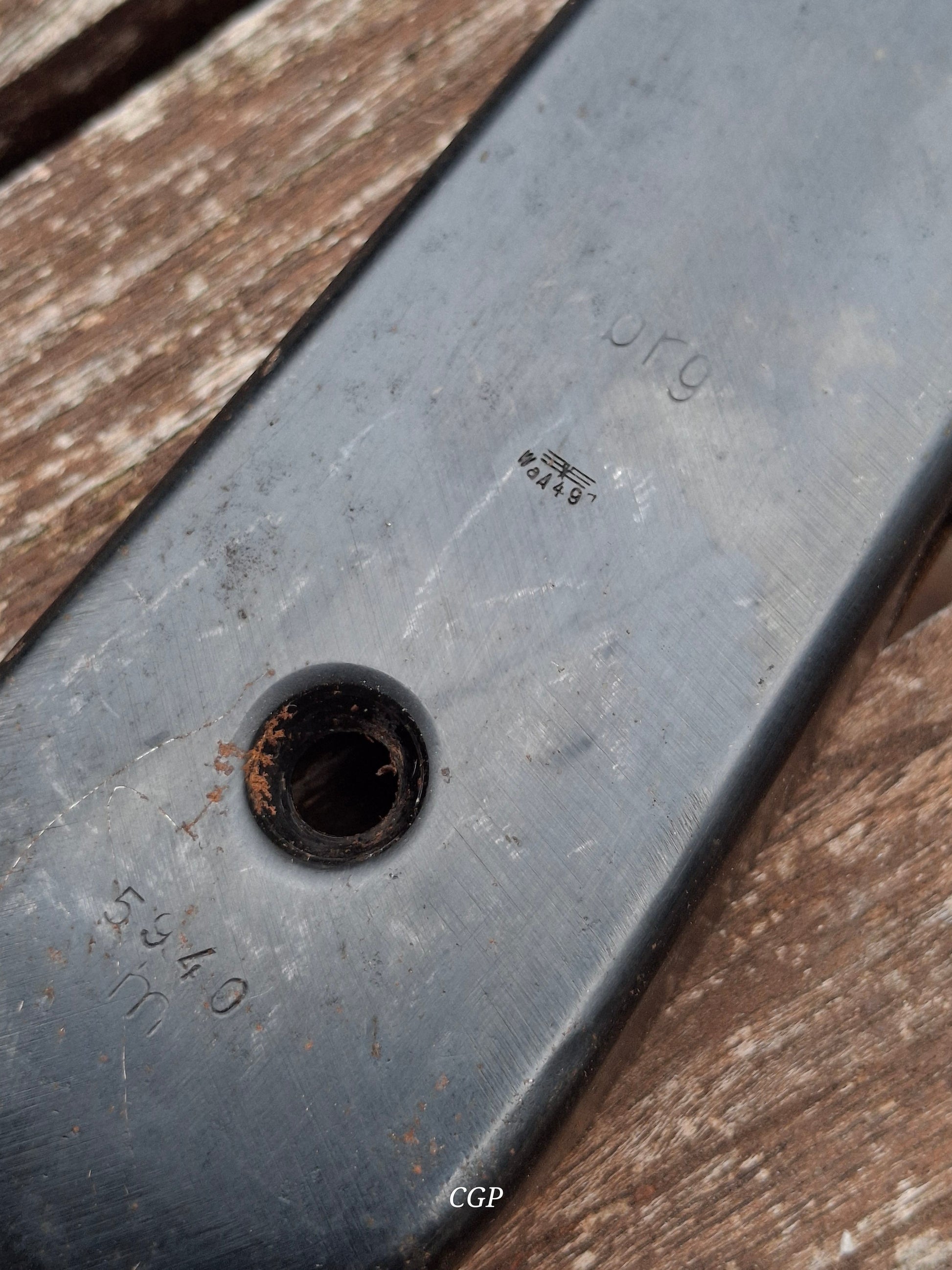 CGP Mauser K98 Schaftkappe , hoch WK2 - brg