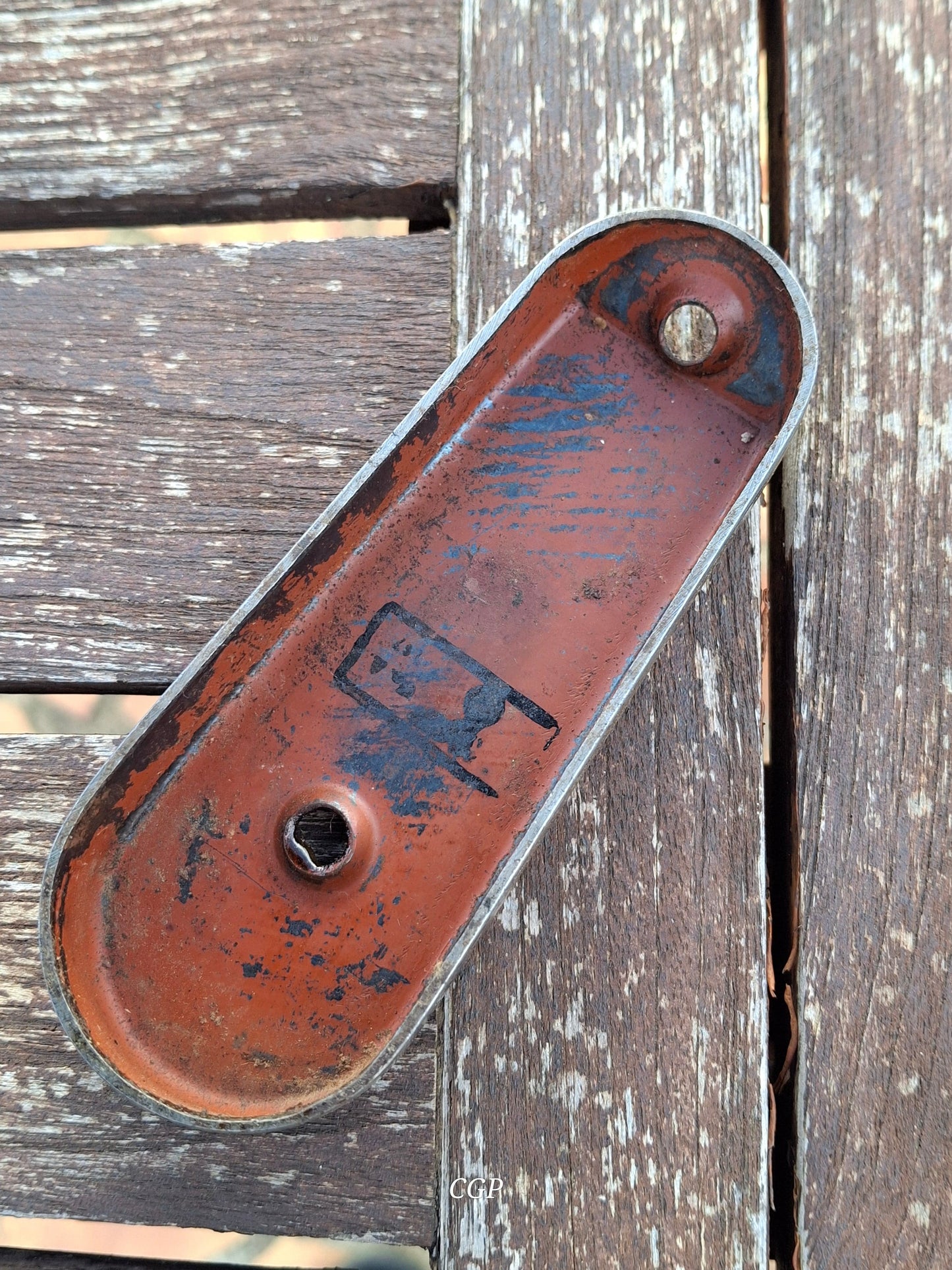 CGP Mauser K98 Schaftkappe , hoch WK2 - Tintenstempel