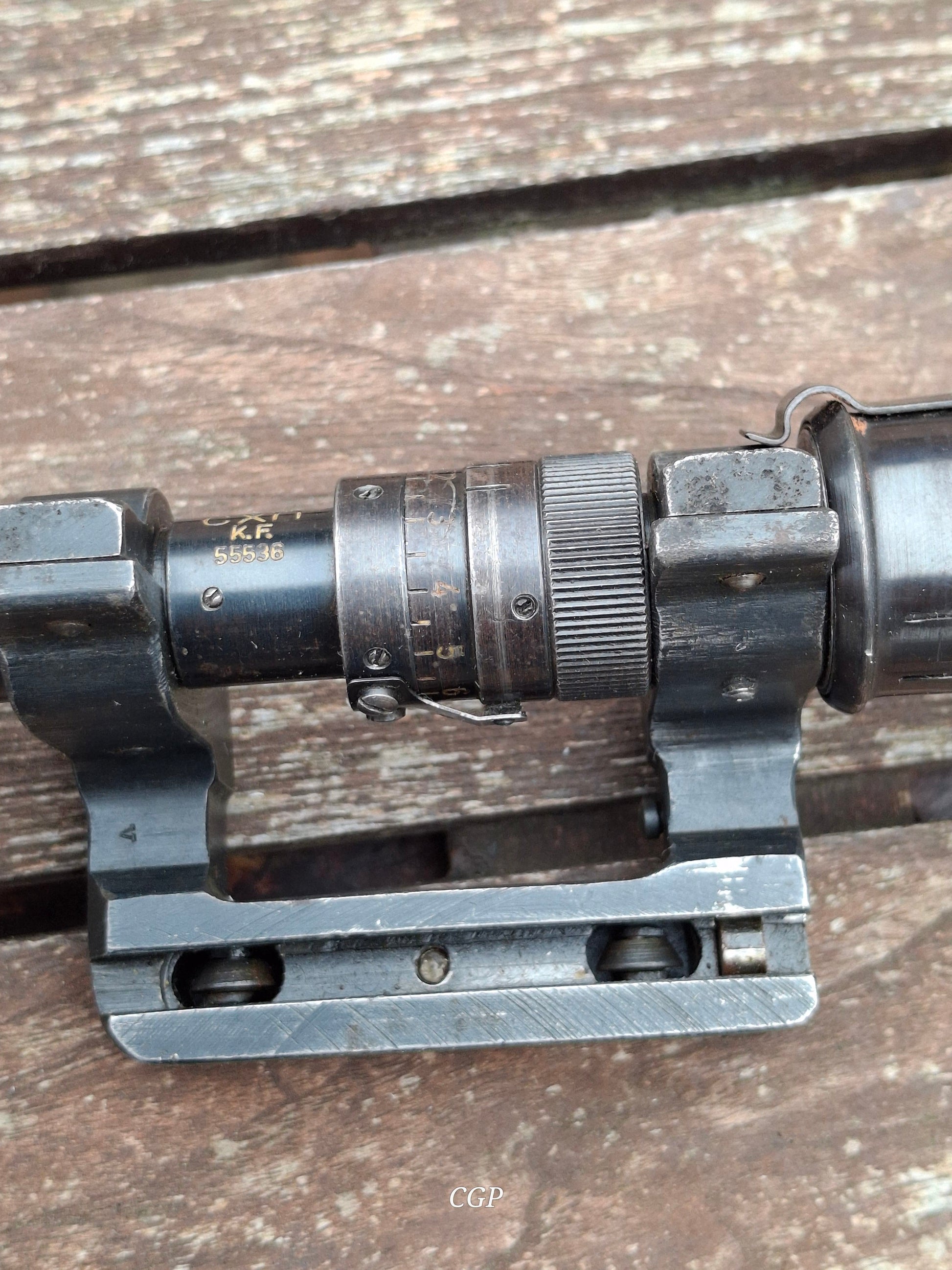 CGP Mauser K98 - ZF41 1,5x1,3° "cxn" mit Montage - Original WK2