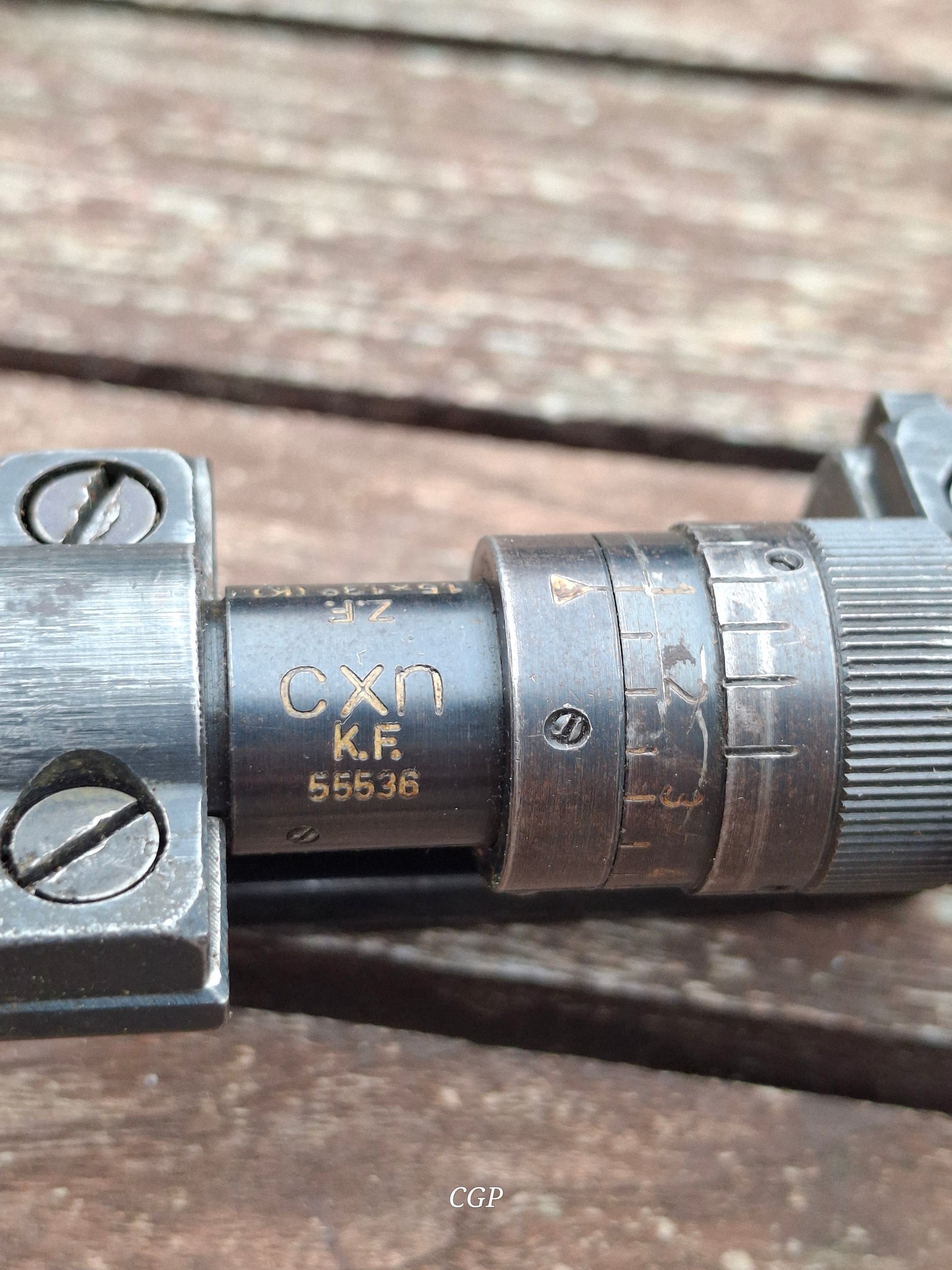 CGP Mauser K98 - ZF41 1,5x1,3° "cxn" mit Montage - Original WK2
