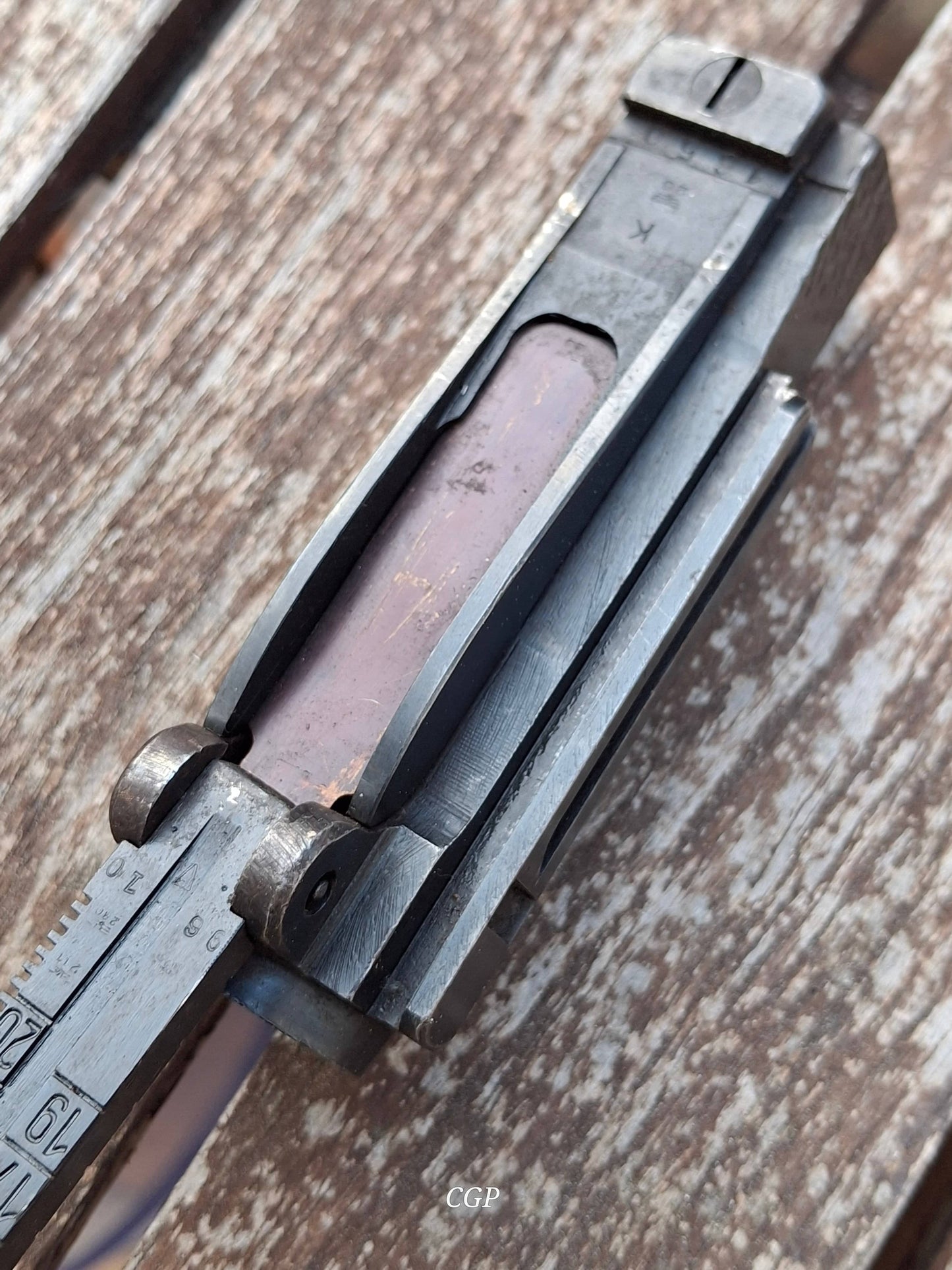 CGP Mauser K98 - ZF41 Visierhülse mit Aufnahmeschiene - Original WK2