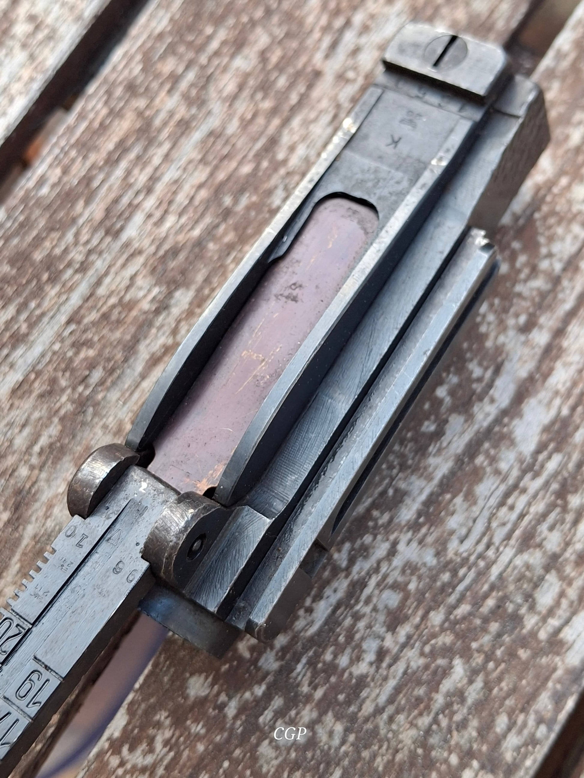 CGP Mauser K98 - ZF41 Visierhülse mit Aufnahmeschiene - Original WK2