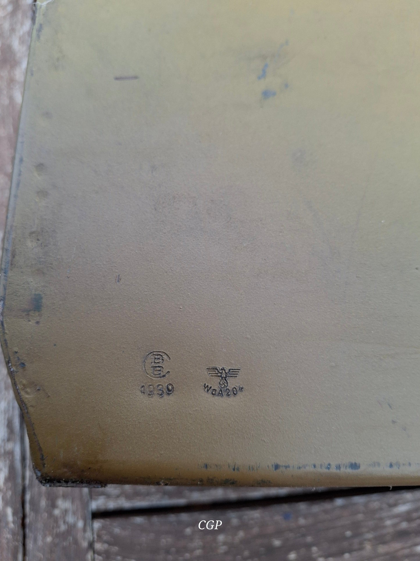 CGP MG34 MG42 Zubehörkasten Petroleum / Öl - Mimikry Tarn - 1939 - WK2