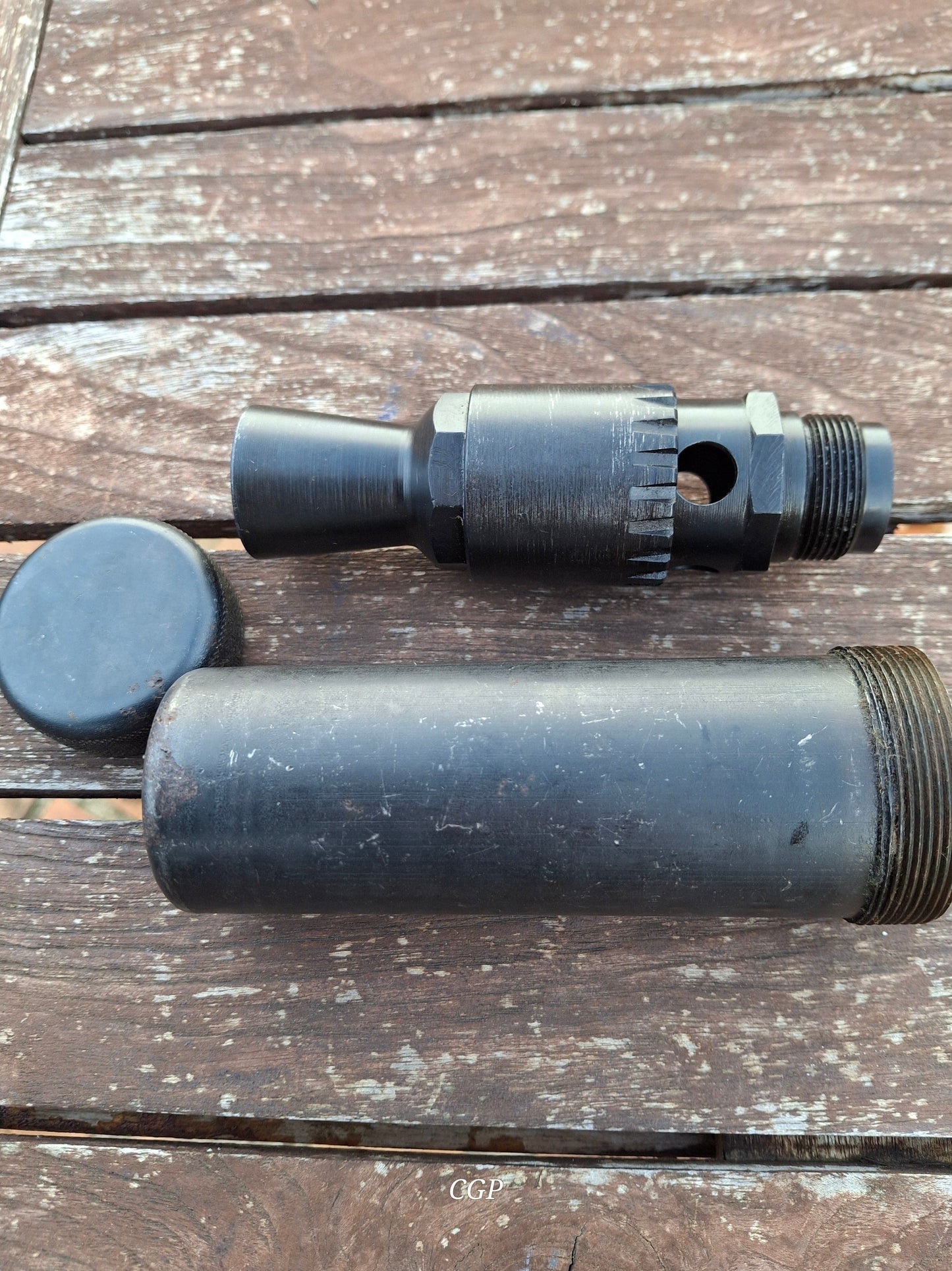 CGP MG34 Mündungsfeuerdämpfer mit Petroleumbüchse WK2