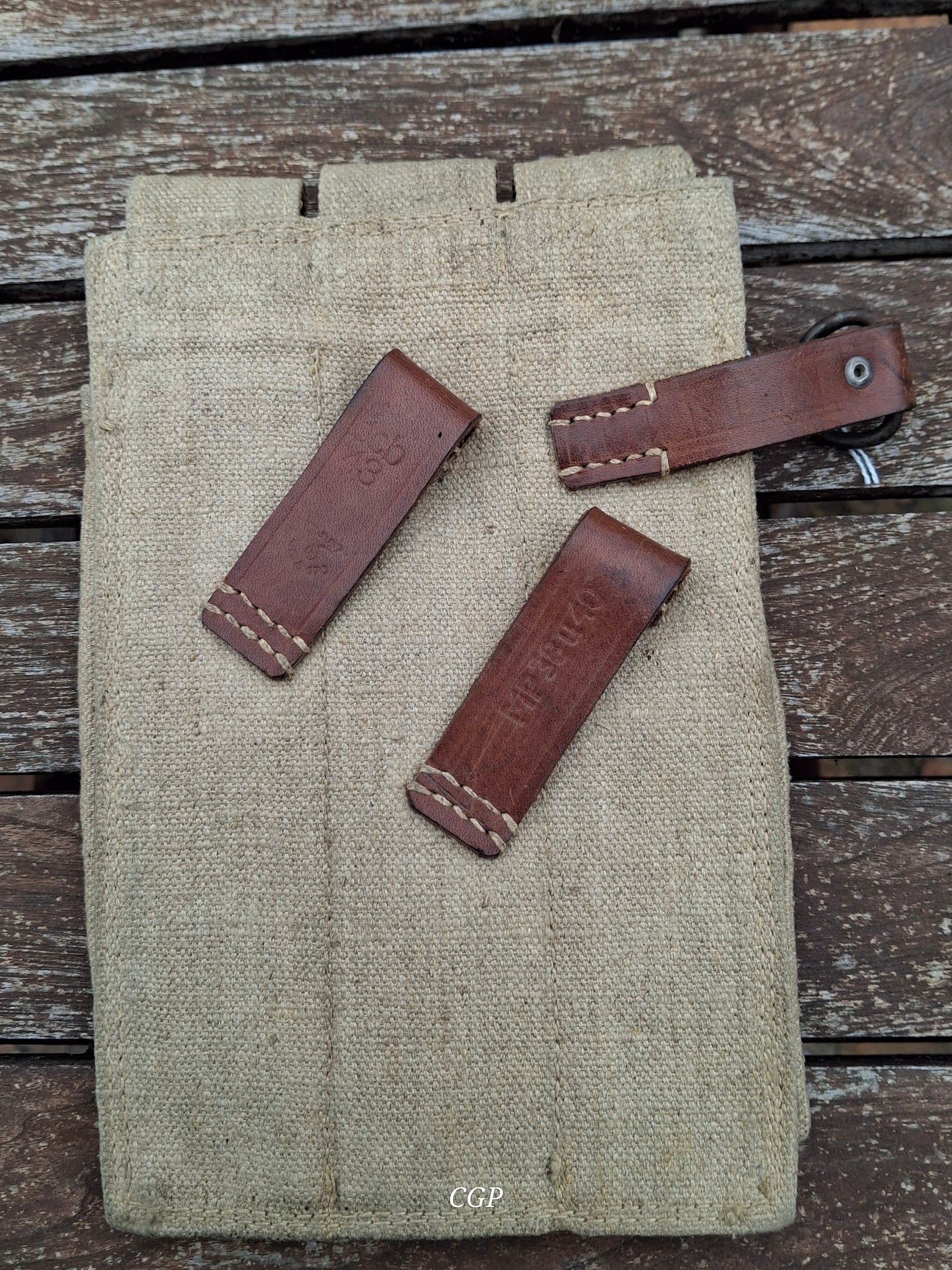 CGP MP38 / MP40 Magazintaschen Paar - Original WK2