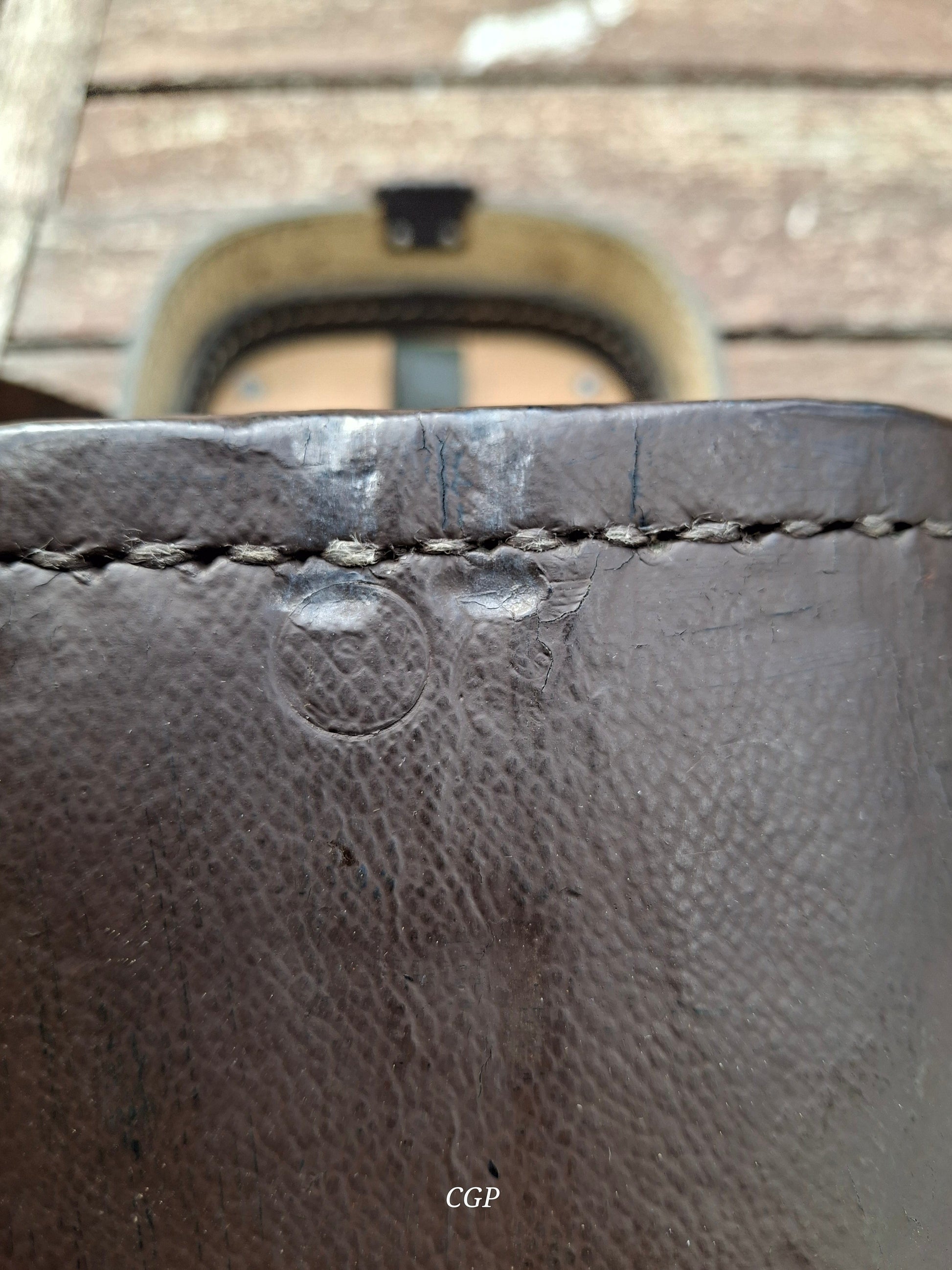 CGP Richtkreis 31 RK31 Leder Transportbehälter - Original WK2