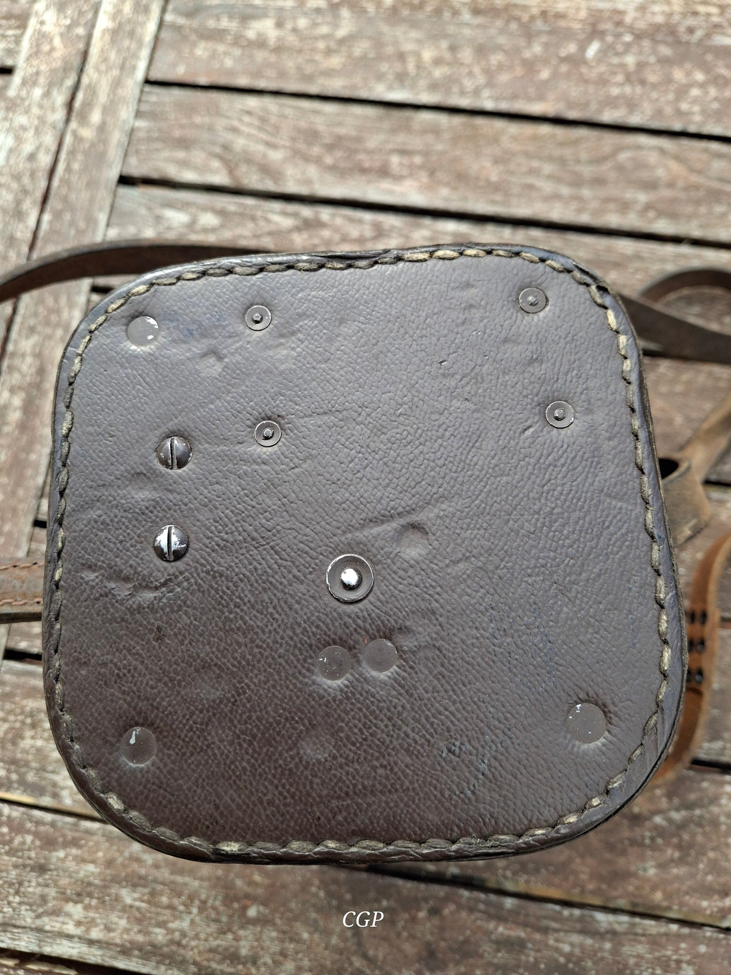 CGP Richtkreis 31 RK31 Leder Transportbehälter - Original WK2