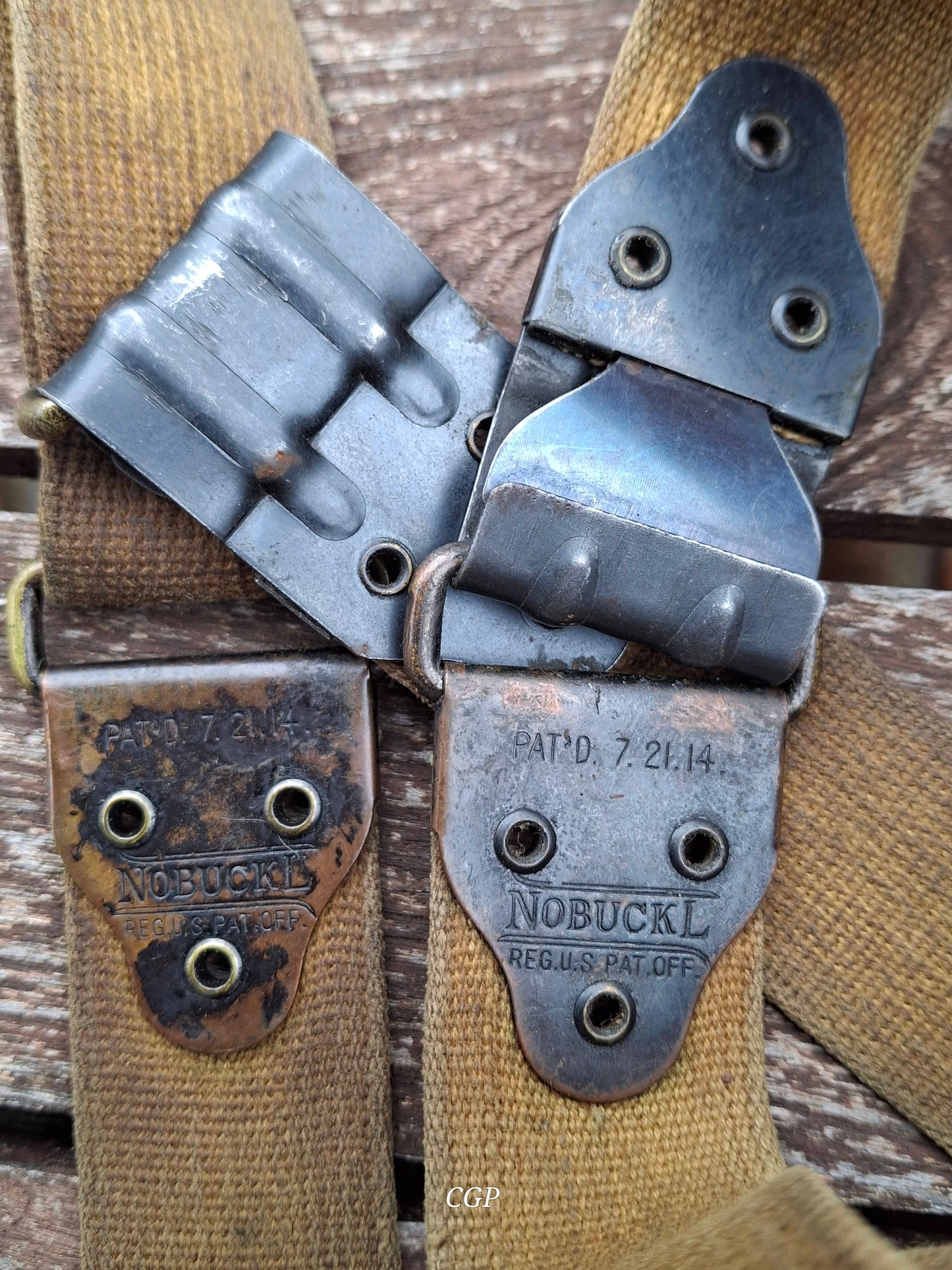 CGP Thompson MP Trageriemen - tan Nobuckl - original WK2