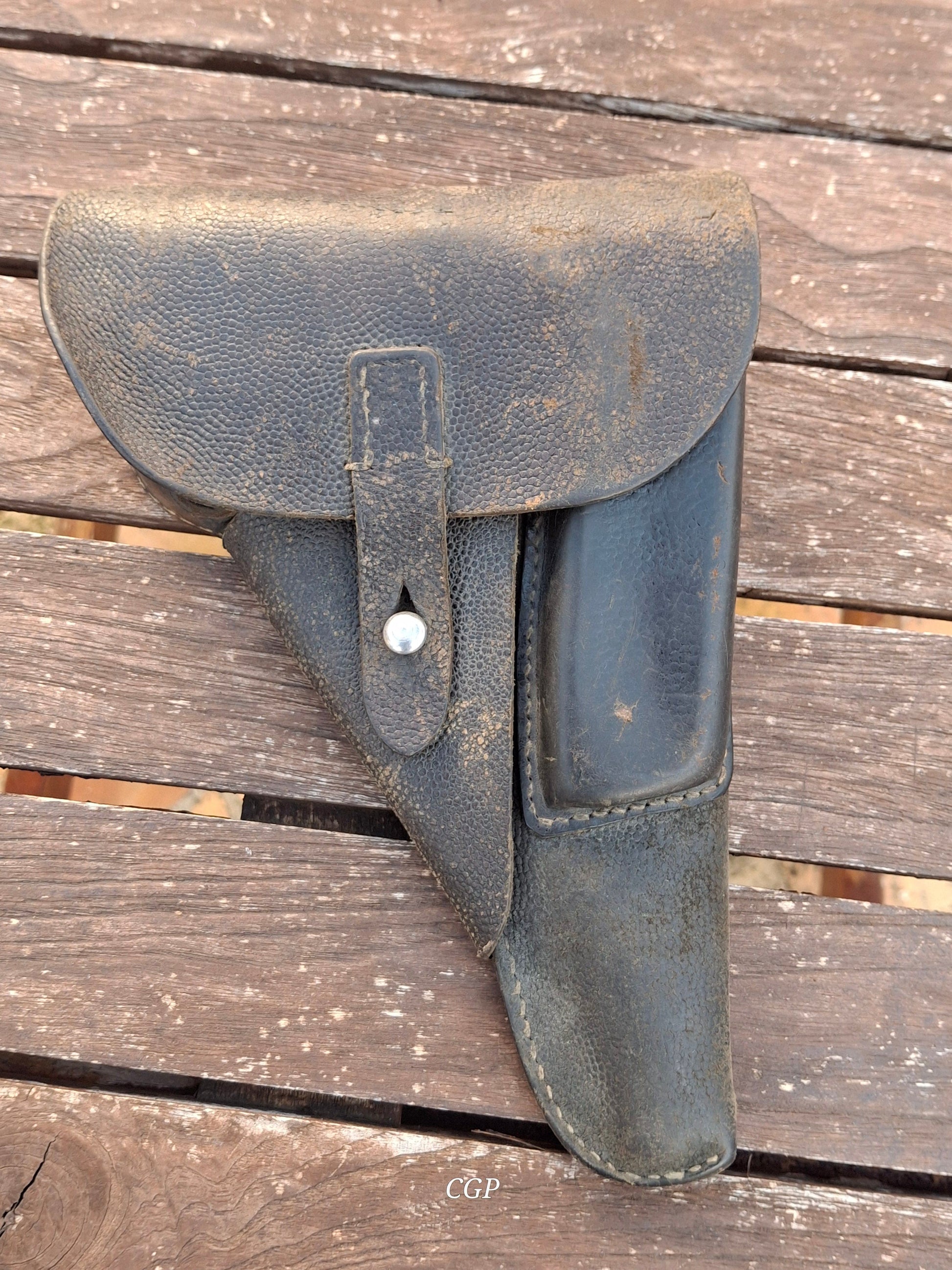 CGP Walther P38 / P08 Pistolentasche / Holster - DDR Einheitstasche 50er Jahre