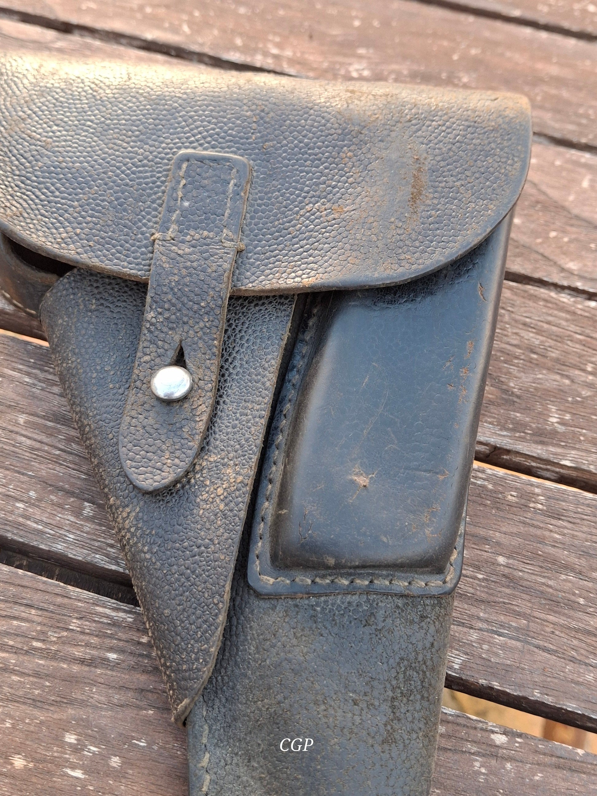 CGP Walther P38 / P08 Pistolentasche / Holster - DDR Einheitstasche 50er Jahre