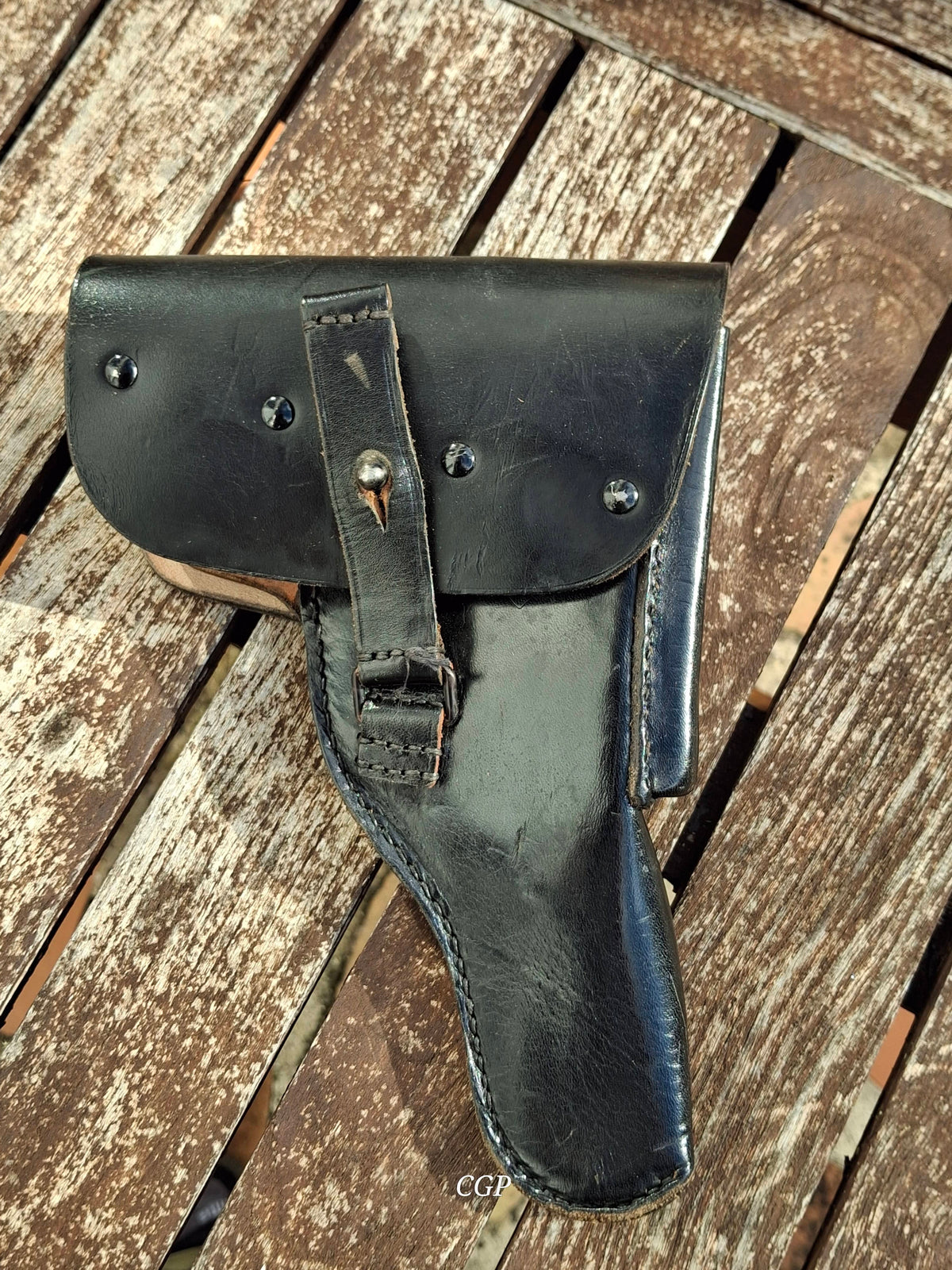 CGP Walther P38 Pistolentasche 9/59 - LW San Staffel Ahlhorn - Original