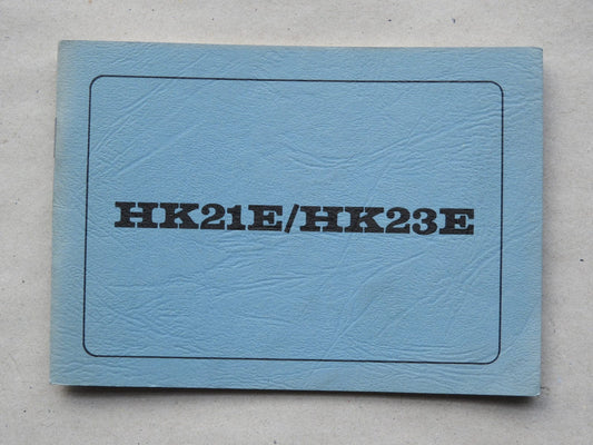 Heckler & Koch Anleitung H&K HK21E / HK23E - französisch