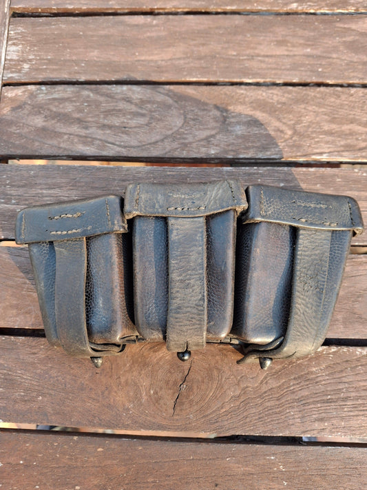 Mauser Mauser K98 / G98 Patronentasche Lieferungsv.d. Sattlereimeister 1916