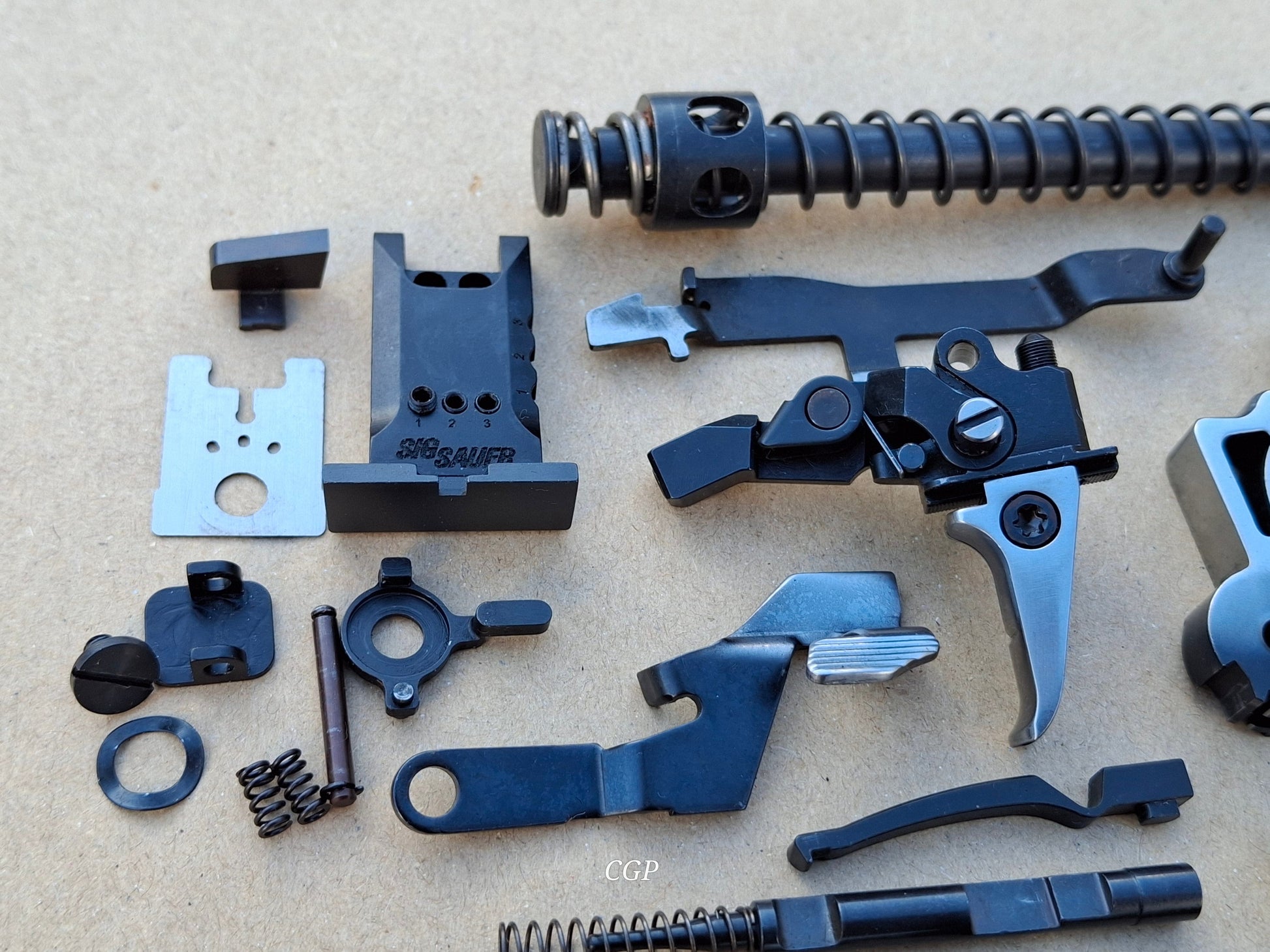 Sig Sauer Ersatzteile Set Sig Sauer P226 X-Serie SAO poliert + Mehrpos. Visierung