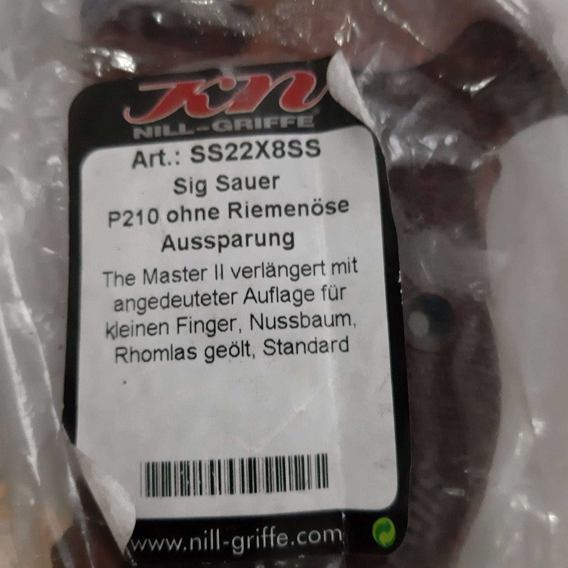 Sig Sauer Sig Sauer P210 Mastershop Griffschalen , Nussbaum braun