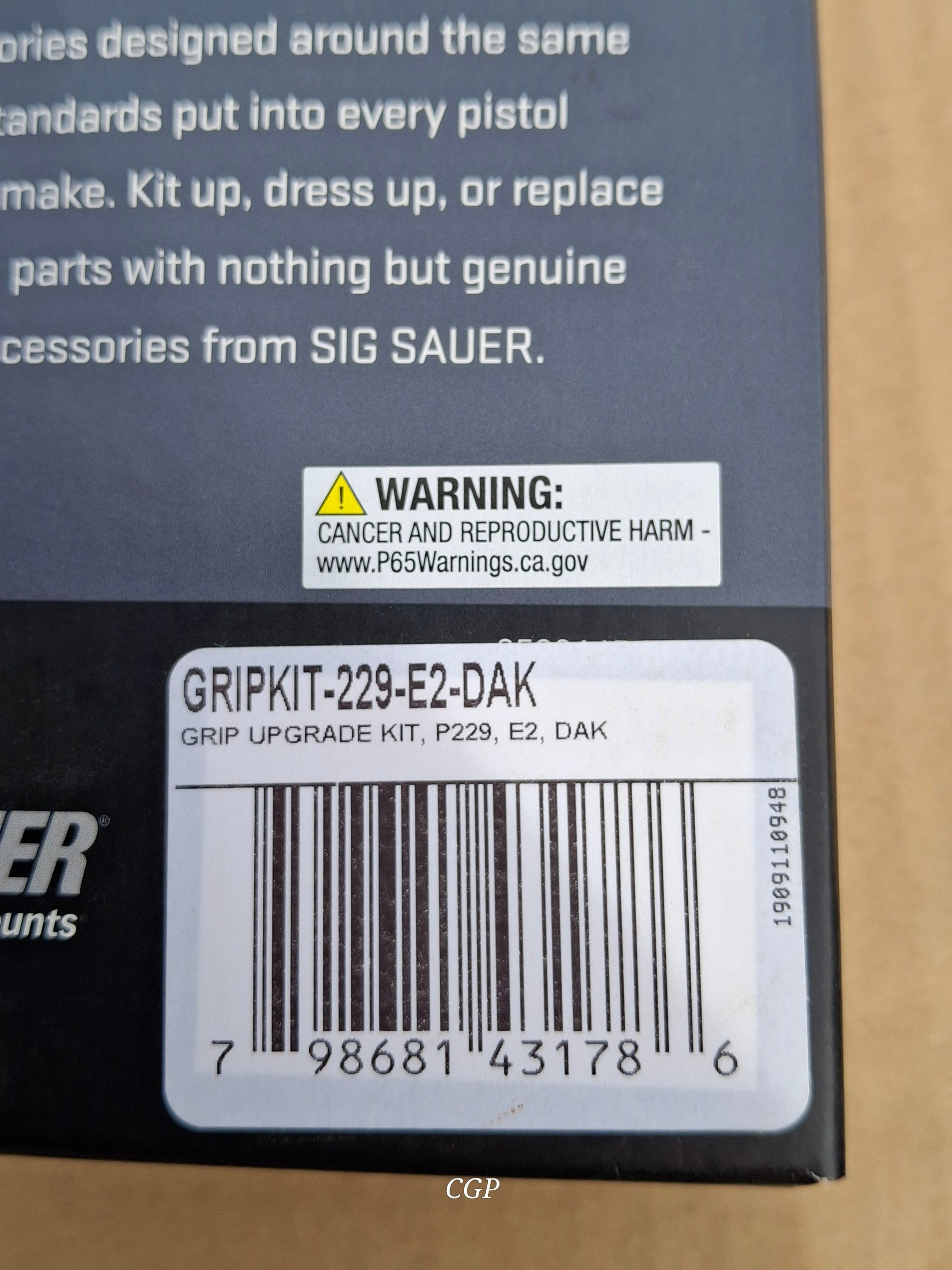 Sig Sauer Sig Sauer P229 Griffschalen Kit E2 DAK - einteilig