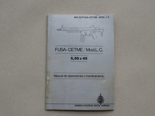 Waffenteile Anleitung Cetme L.C. - spanisch