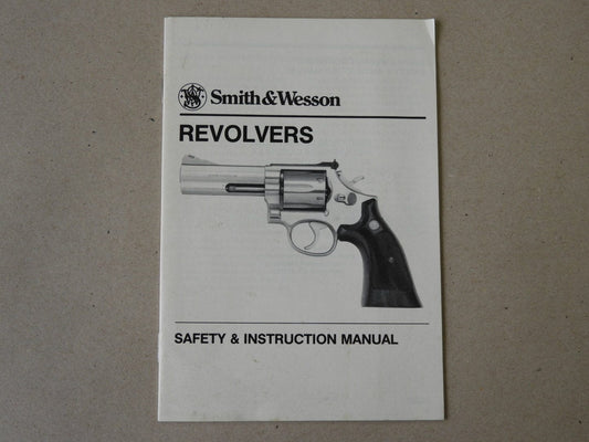 Waffenteile Anleitung S&W Revolver Safety & Instruction manual