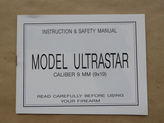 Waffenteile Anleitung Star Ultrastar