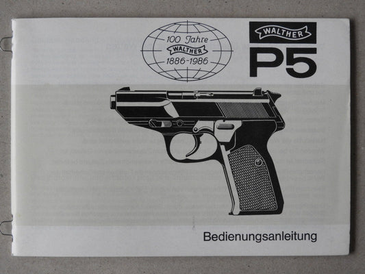 Waffenteile Anleitung Walther P5 - 100 Jahre Walther