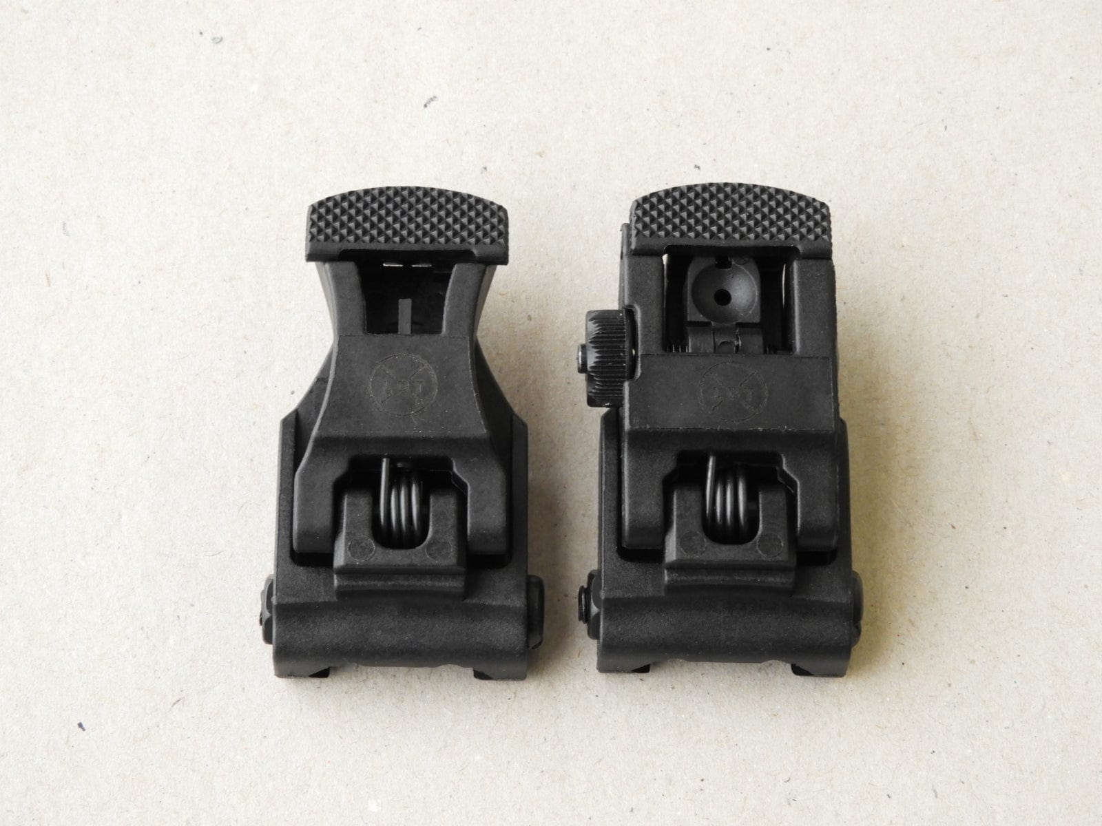 Waffenteile AR15 Flip Sight Set - front & rear - LDT