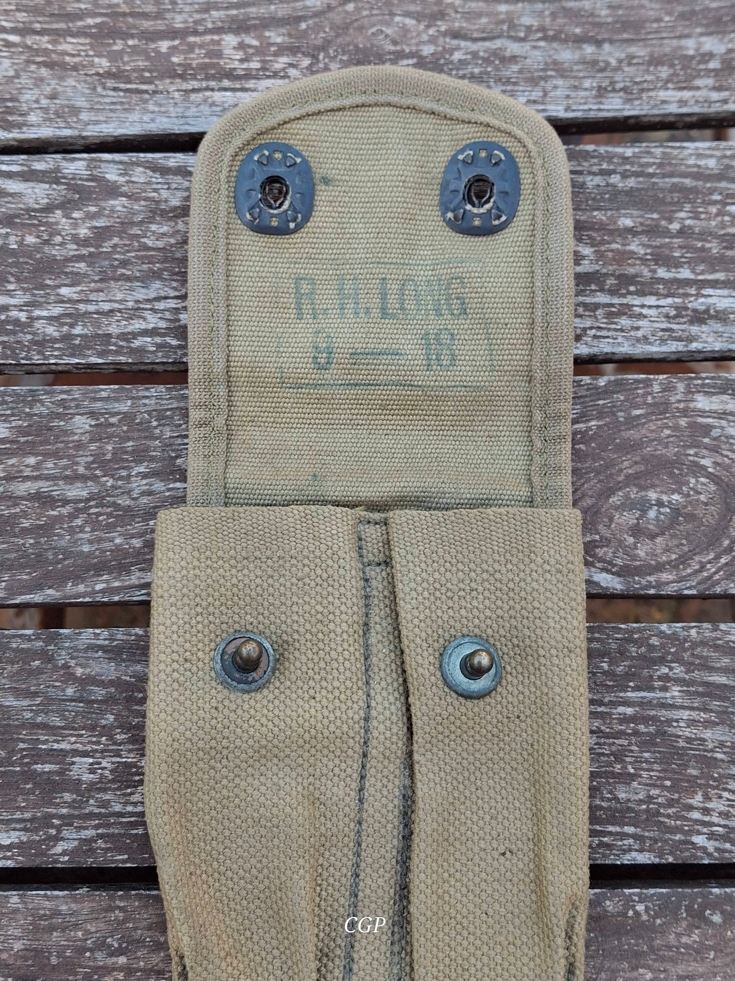 Waffenteile Colt 1911 Magazintasche US WK1 - R.H. Long 9-18