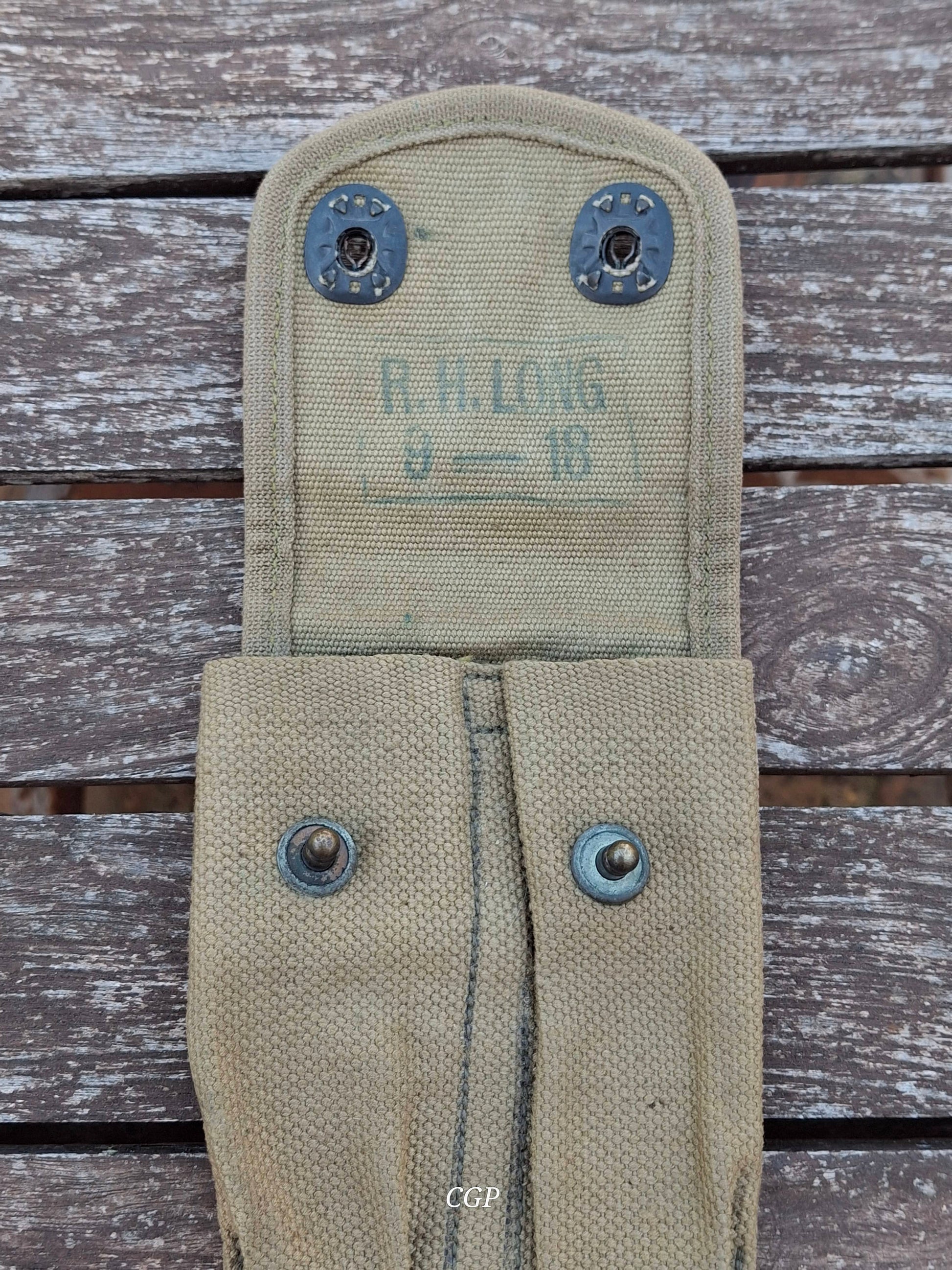 Waffenteile Colt 1911 Magazintasche US WK1 - R.H. Long 9-18