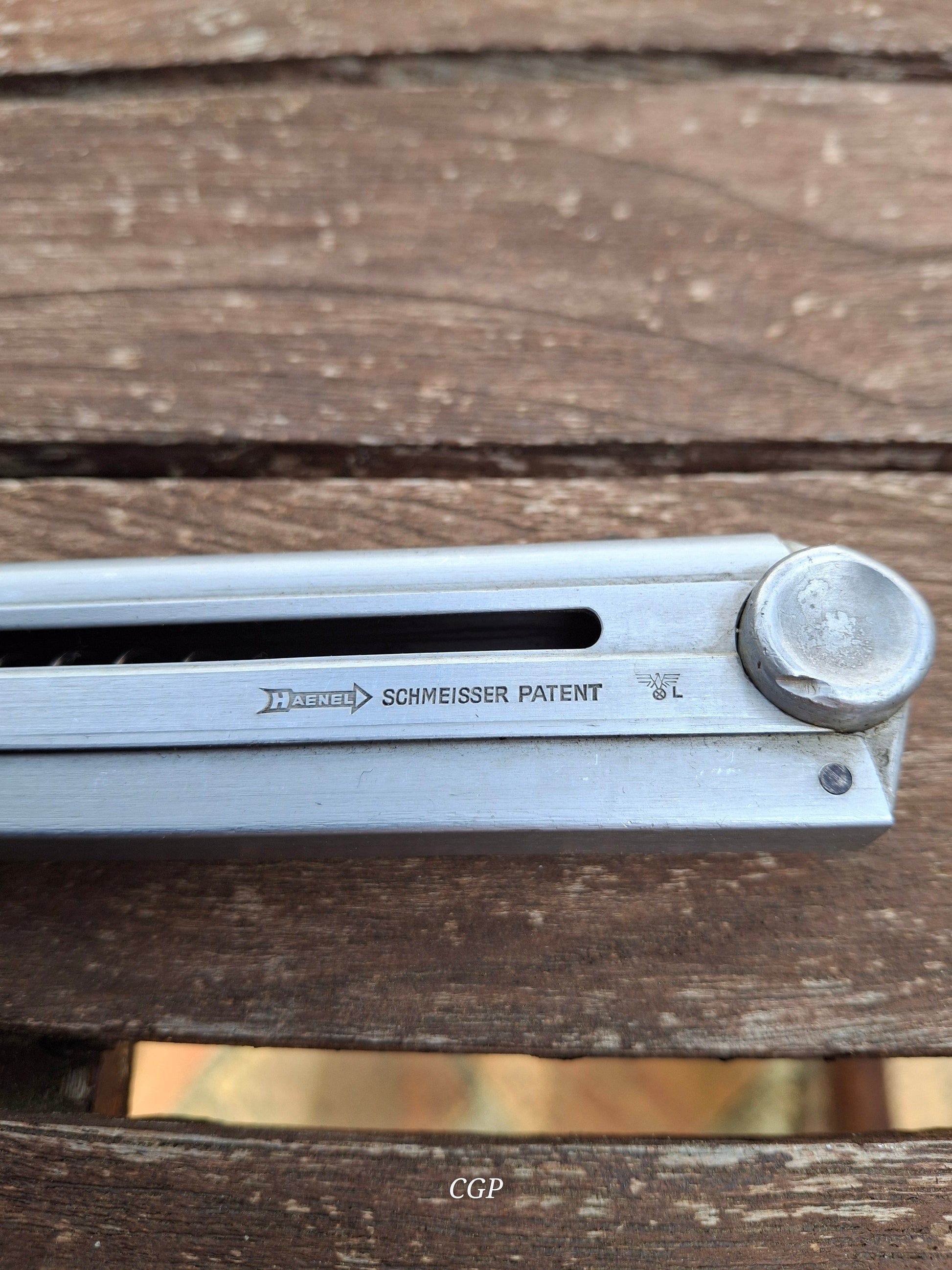 Waffenteile Luger P08 Magazin Haenel Schmeisser - Polizei "Adler L"