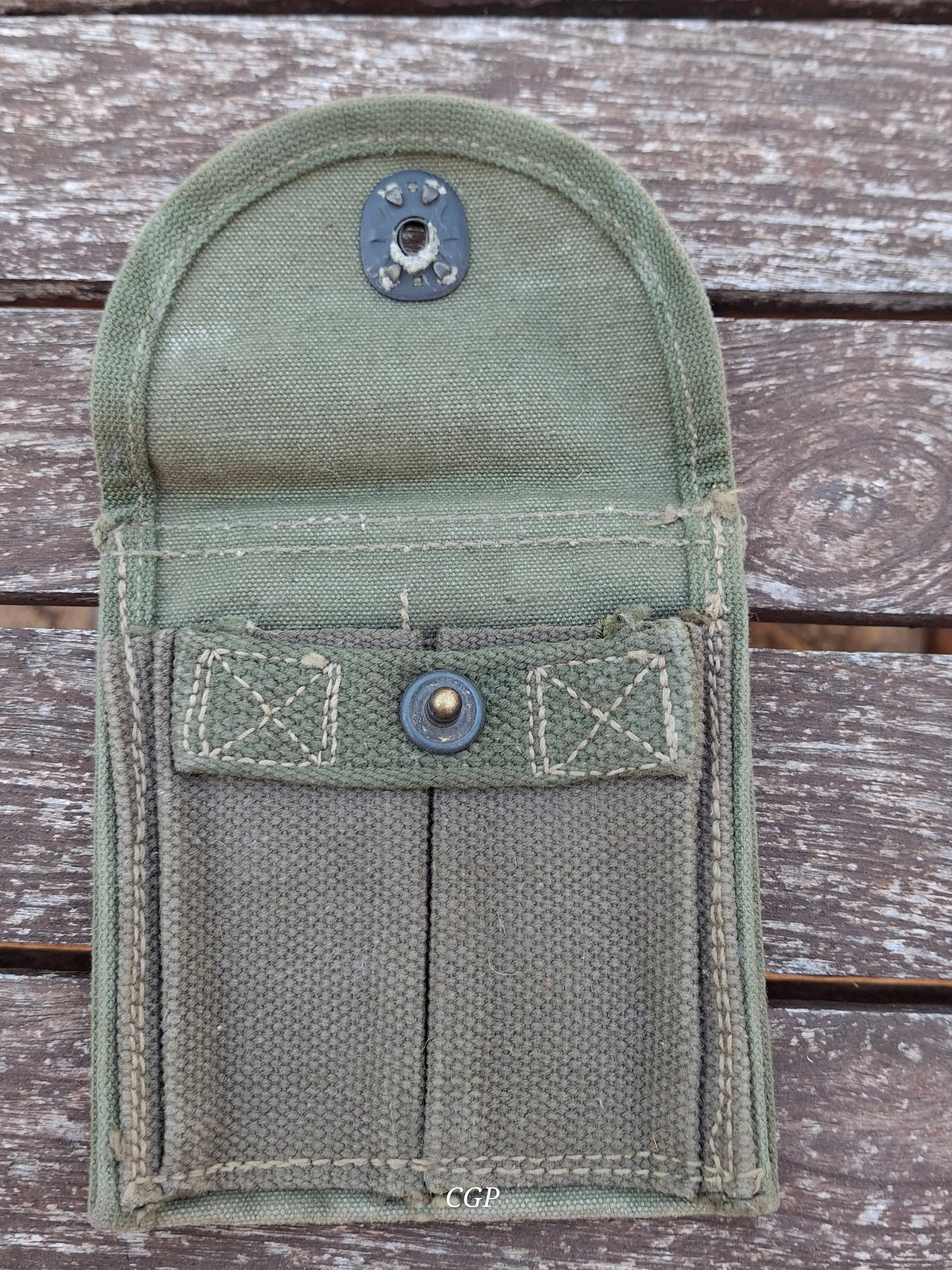 Waffenteile M1 Carbine Magazintasche US WK2 Hepburn & Co 1943 - für Schaft