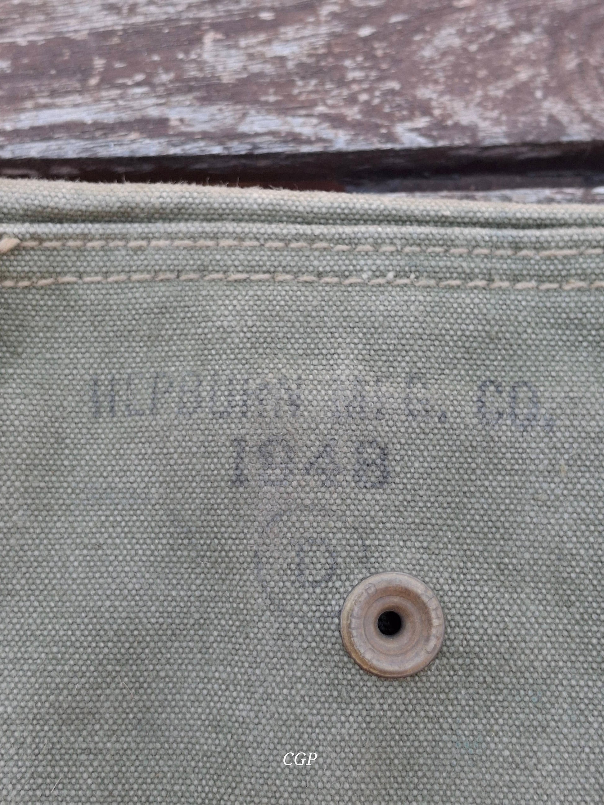 Waffenteile M1 Carbine Magazintasche US WK2 Hepburn & Co 1943 - für Schaft