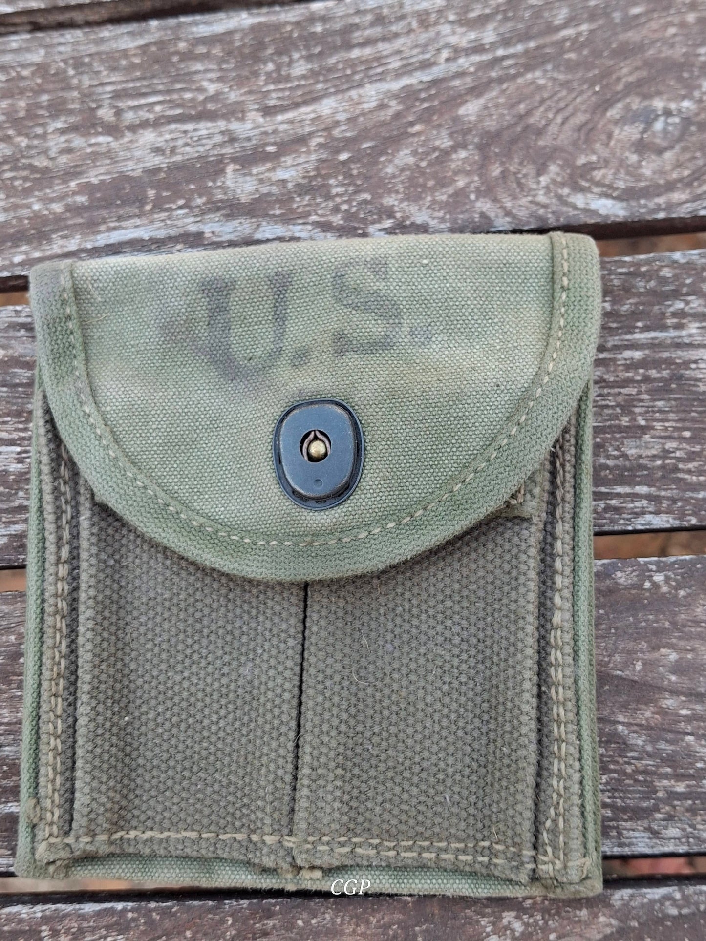 Waffenteile M1 Carbine Magazintasche US WK2 Hepburn & Co 1943 - für Schaft