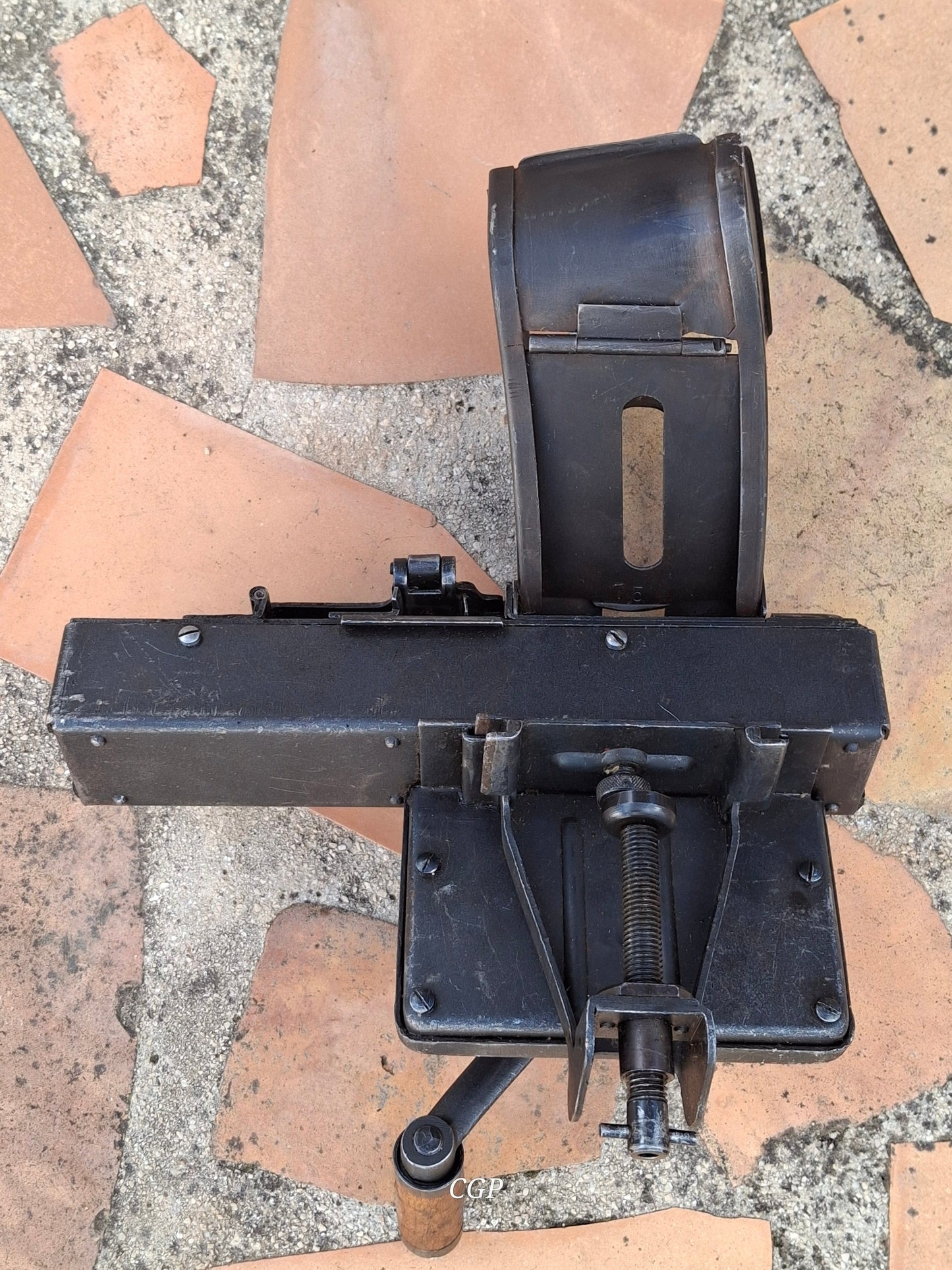 Waffenteile MG34 / MG42 Gurtfüller 34 in Kiste / Gurtlader - Original WK2