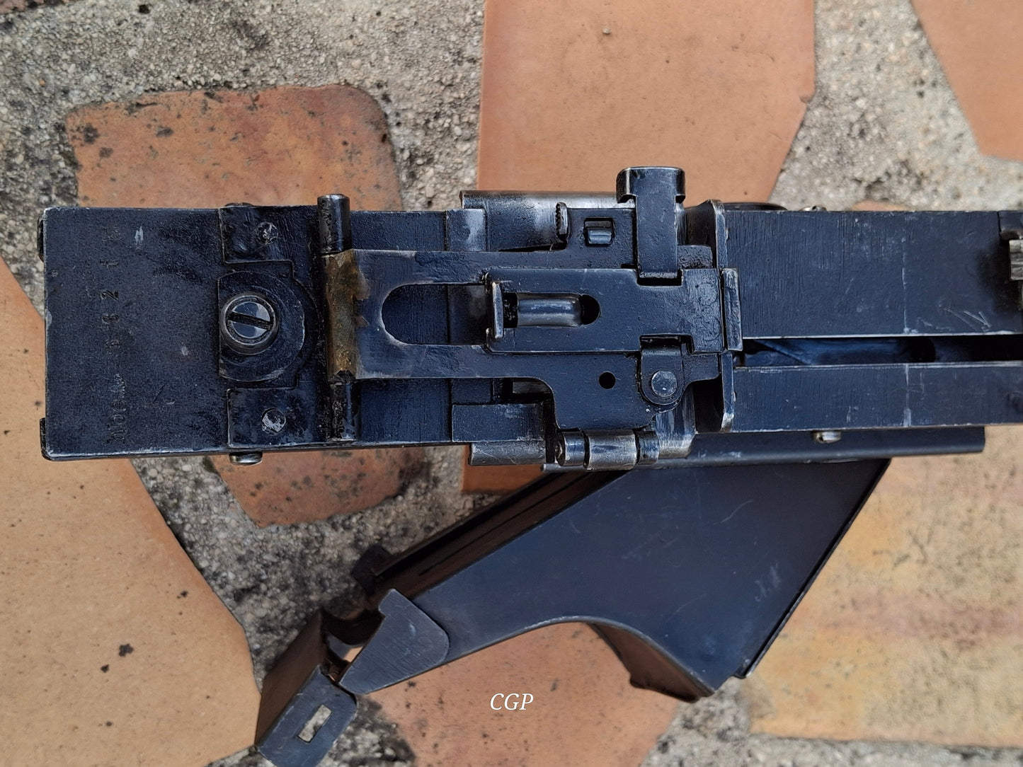 Waffenteile MG34 / MG42 Gurtfüller 34 in Kiste / Gurtlader - Original WK2