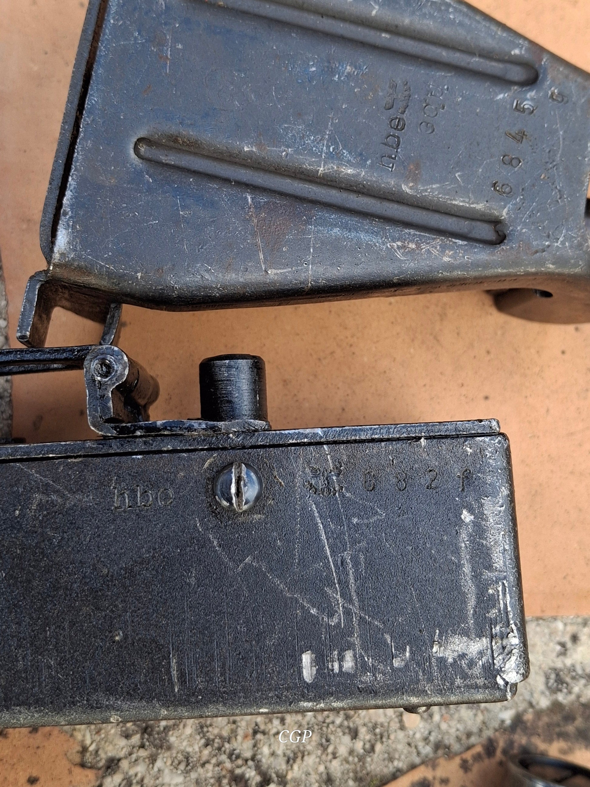 Waffenteile MG34 / MG42 Gurtfüller 34 in Kiste / Gurtlader - Original WK2