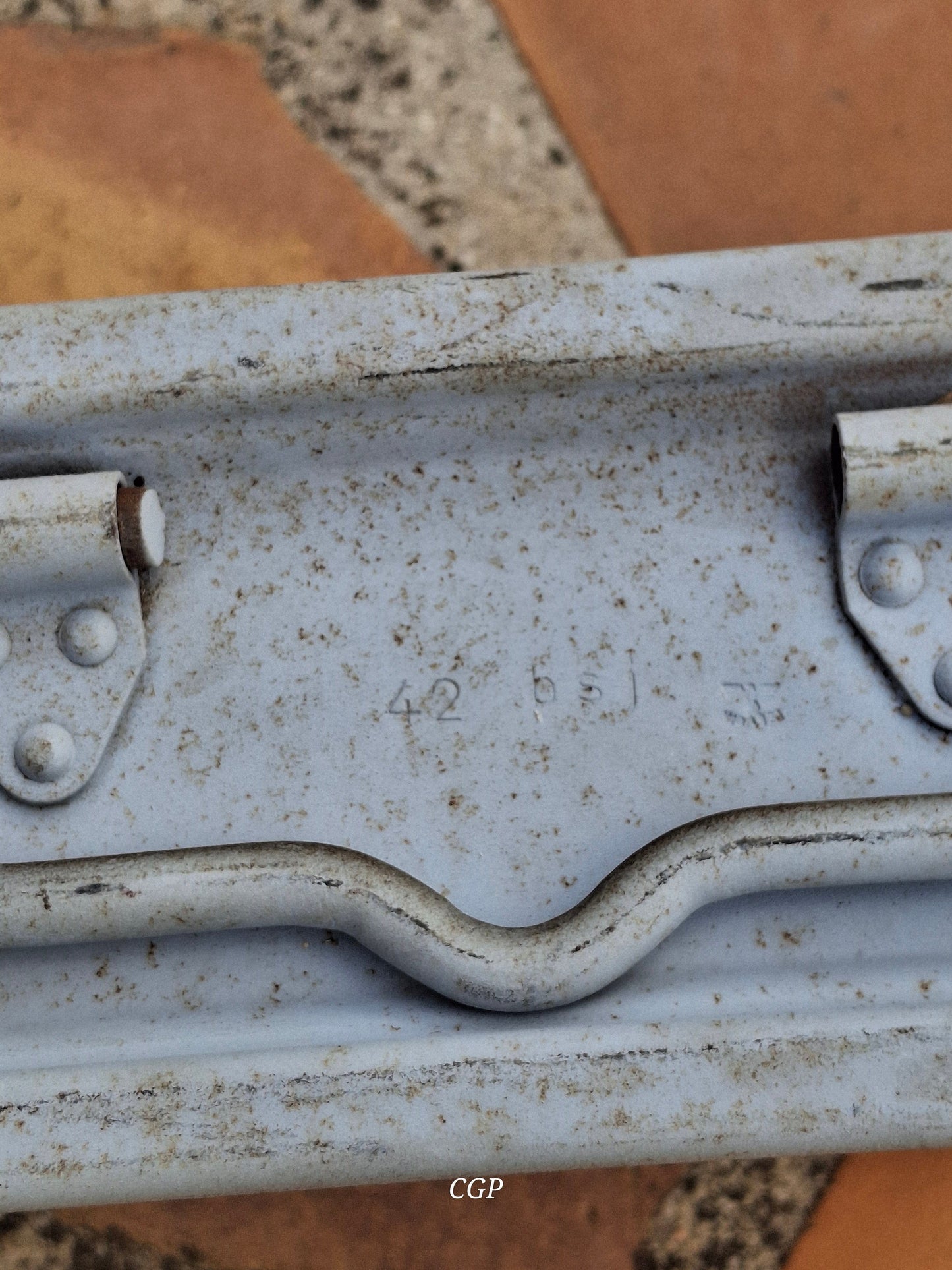 Waffenteile MG34 / MG42 Gurtfüller 34 in Kiste / Gurtlader - Original WK2