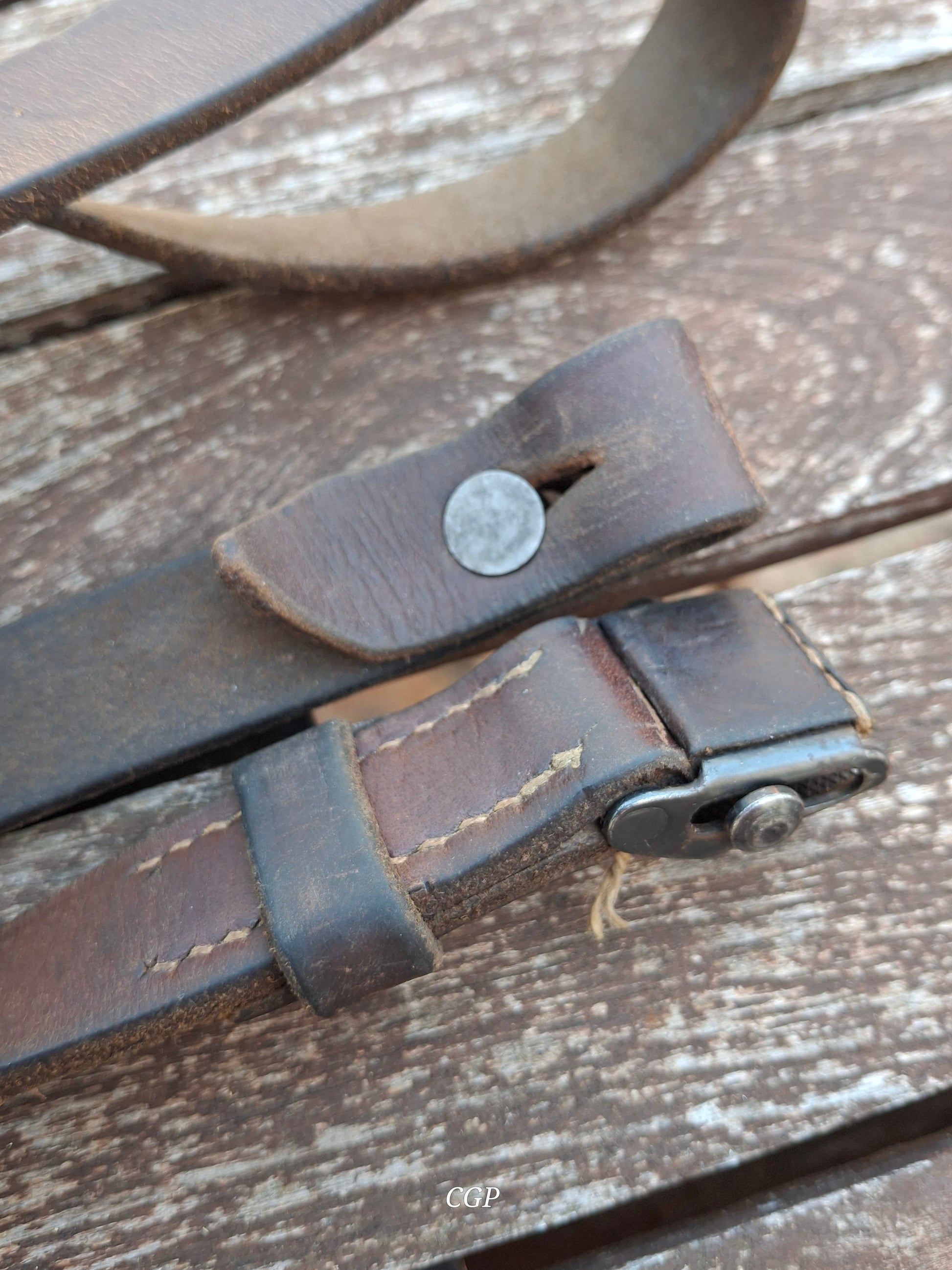 Waffenteile MP40 Trageriemen - Original WK2 RB Nummer