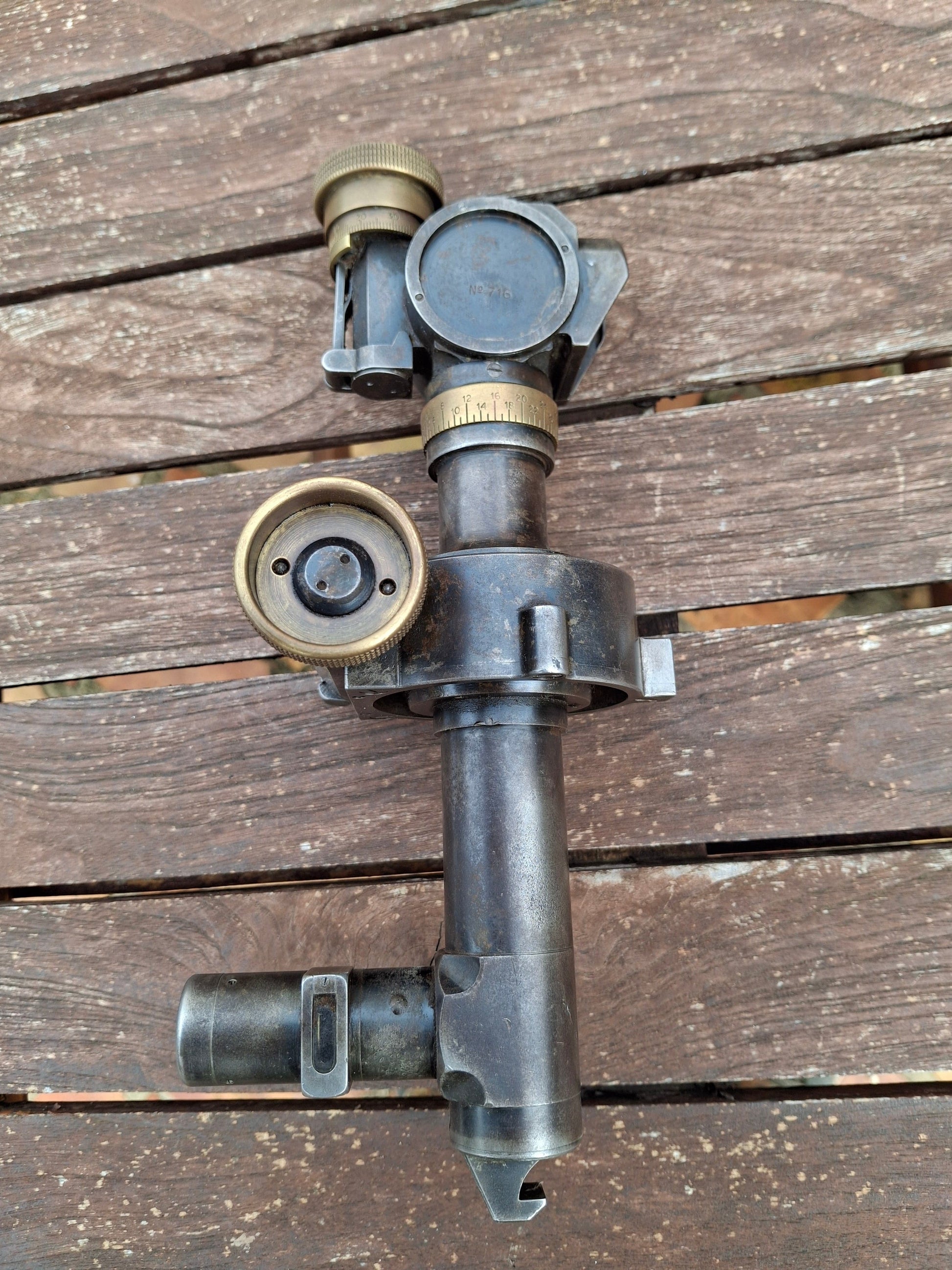 Waffenteile Rundblickfernrohr 16 WK1 Conahem - spanisch