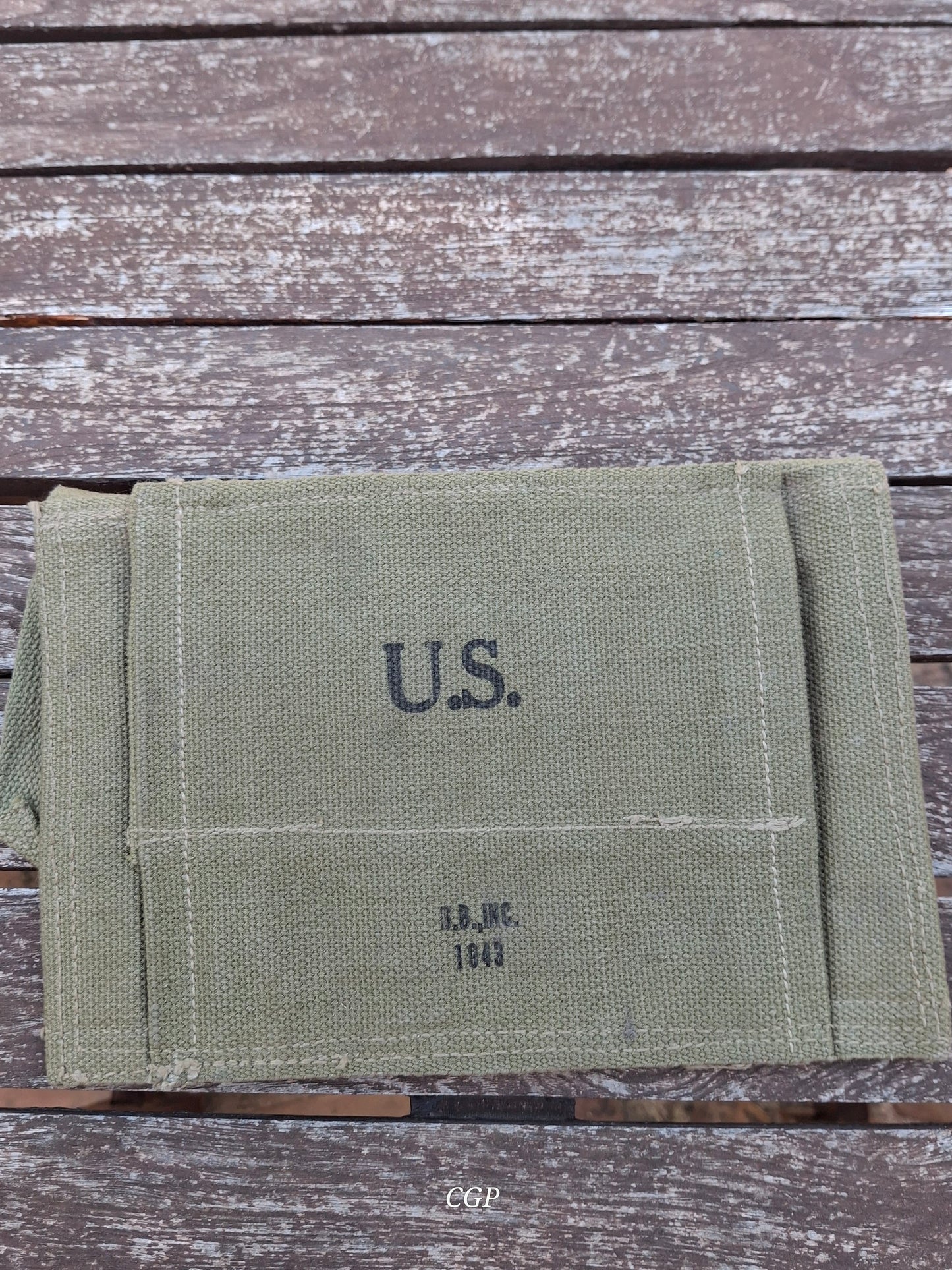 Waffenteile Thompson 1928 Magazintasche - US WK2 B.B. Inc 1943