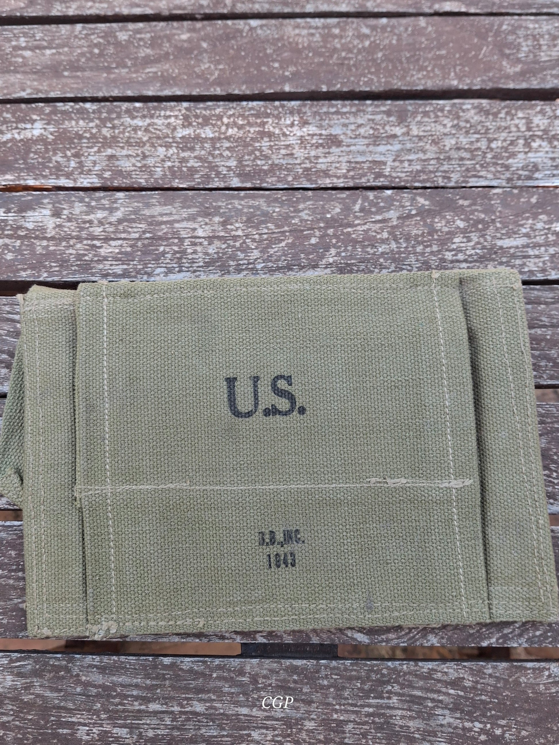 Waffenteile Thompson 1928 Magazintasche - US WK2 B.B. Inc 1943