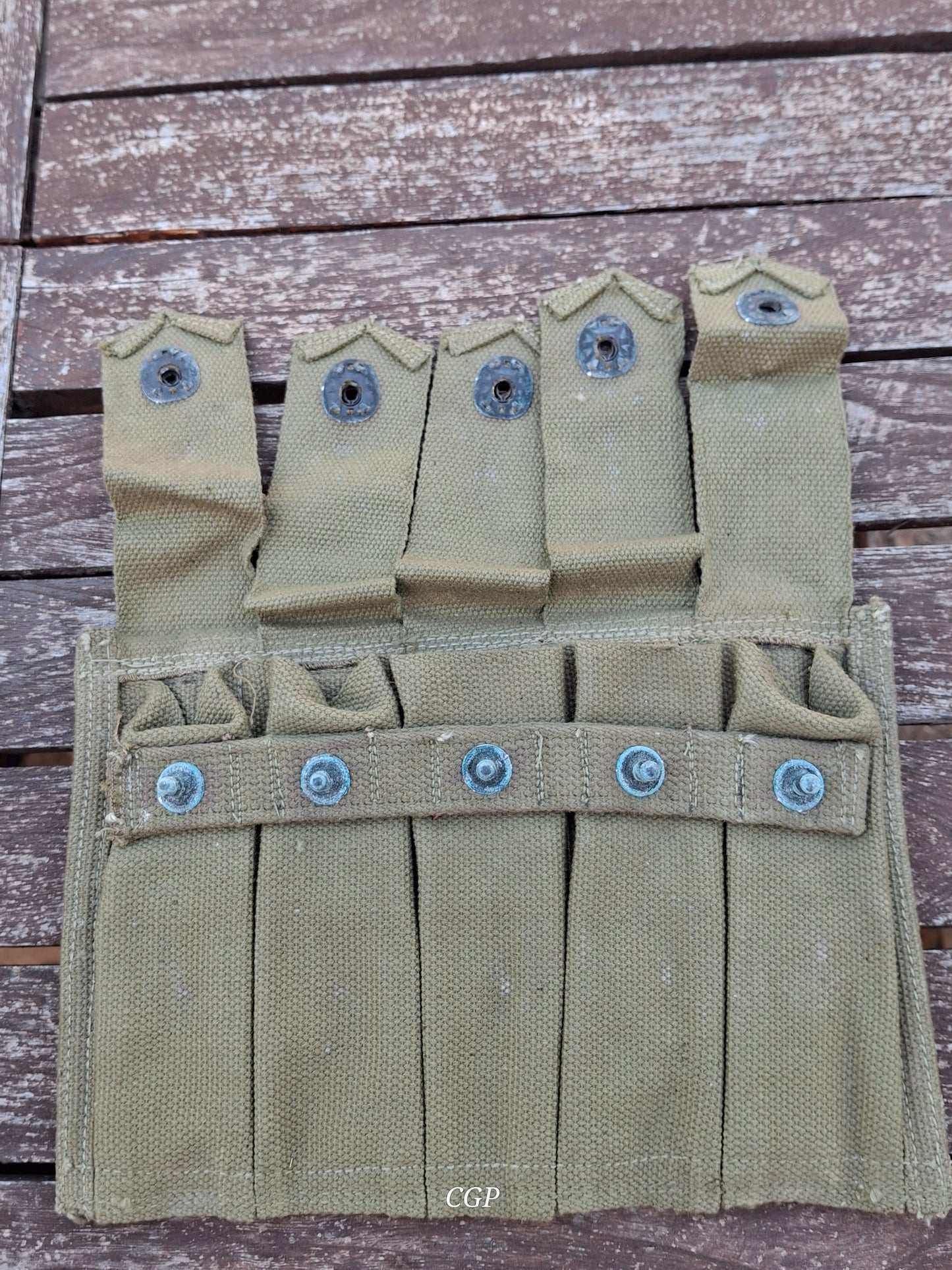 Waffenteile Thompson 1928 Magazintasche - US WK2 General Shoe 1943