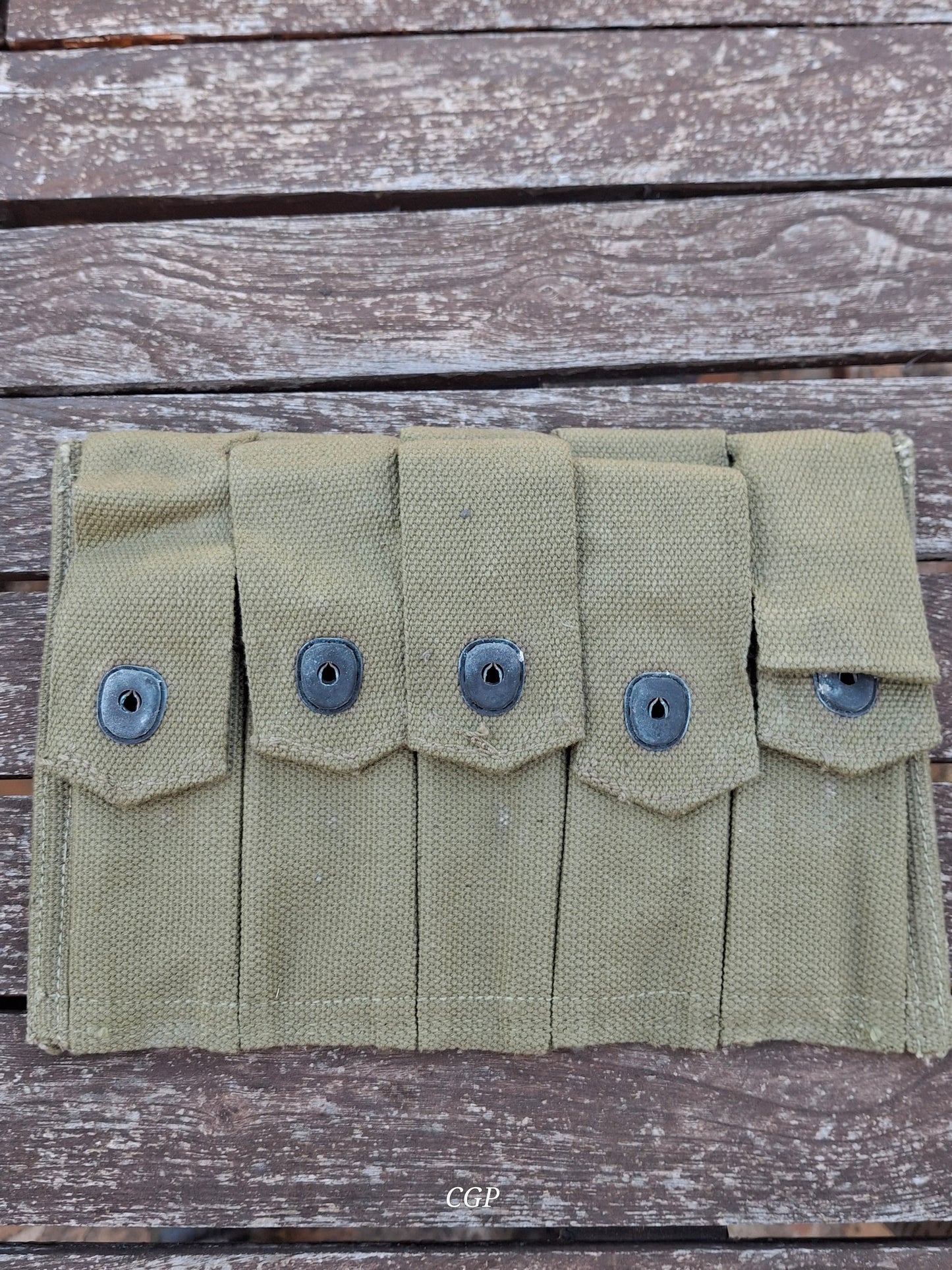 Waffenteile Thompson 1928 Magazintasche - US WK2 General Shoe 1943