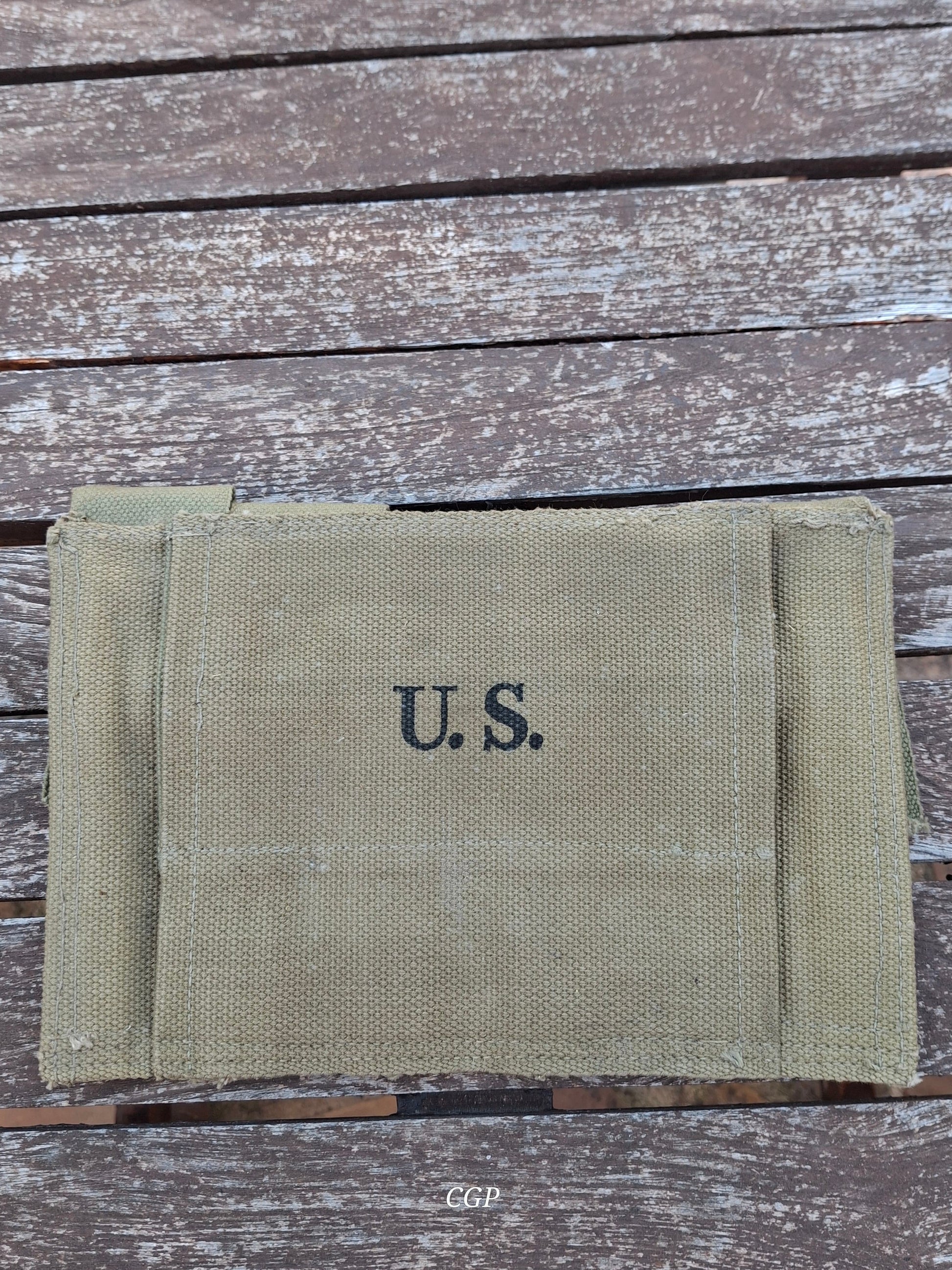 Waffenteile Thompson 1928 Magazintasche - US WK2 Hossier 1942