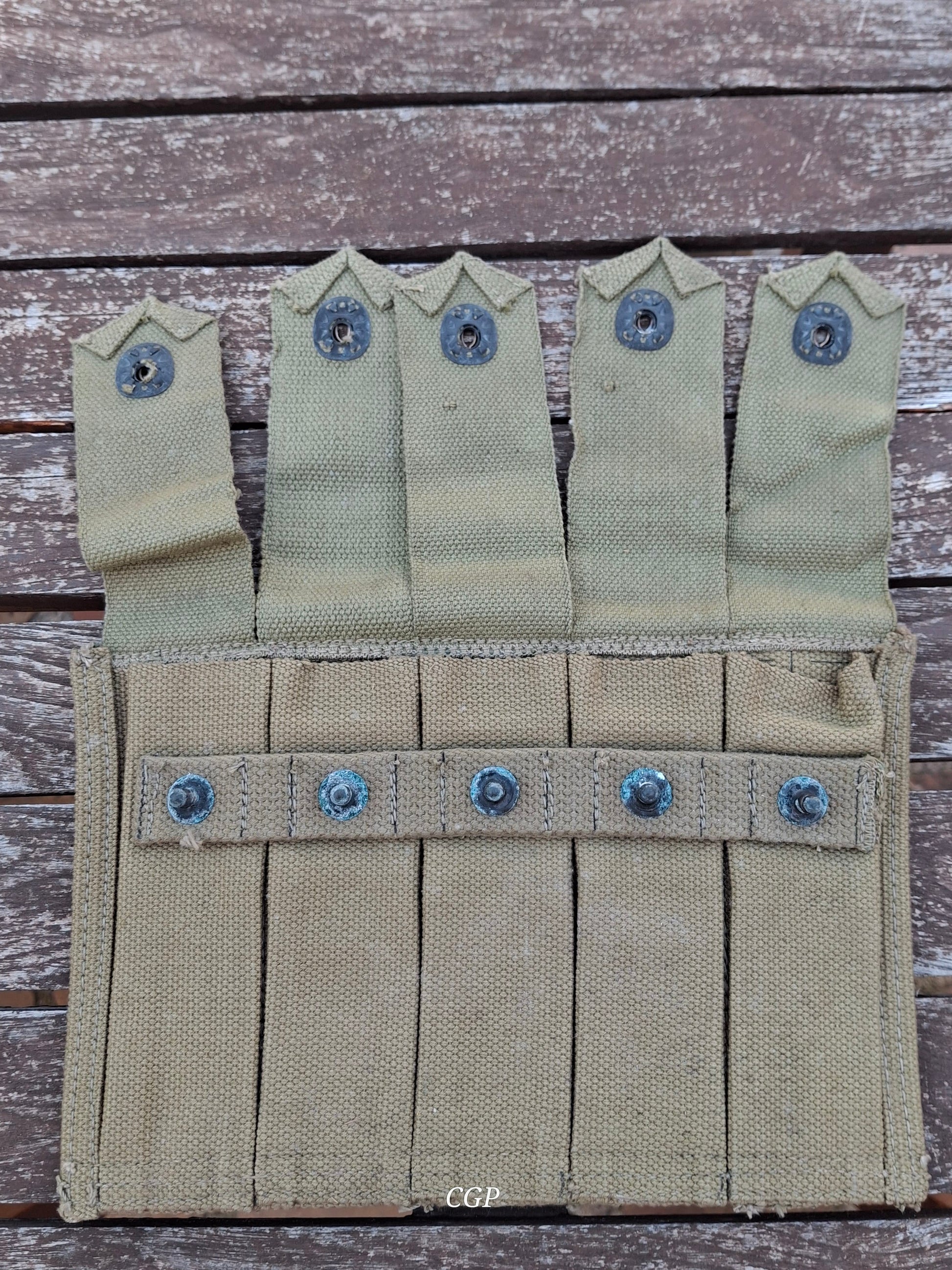 Waffenteile Thompson 1928 Magazintasche - US WK2 Hossier 1942