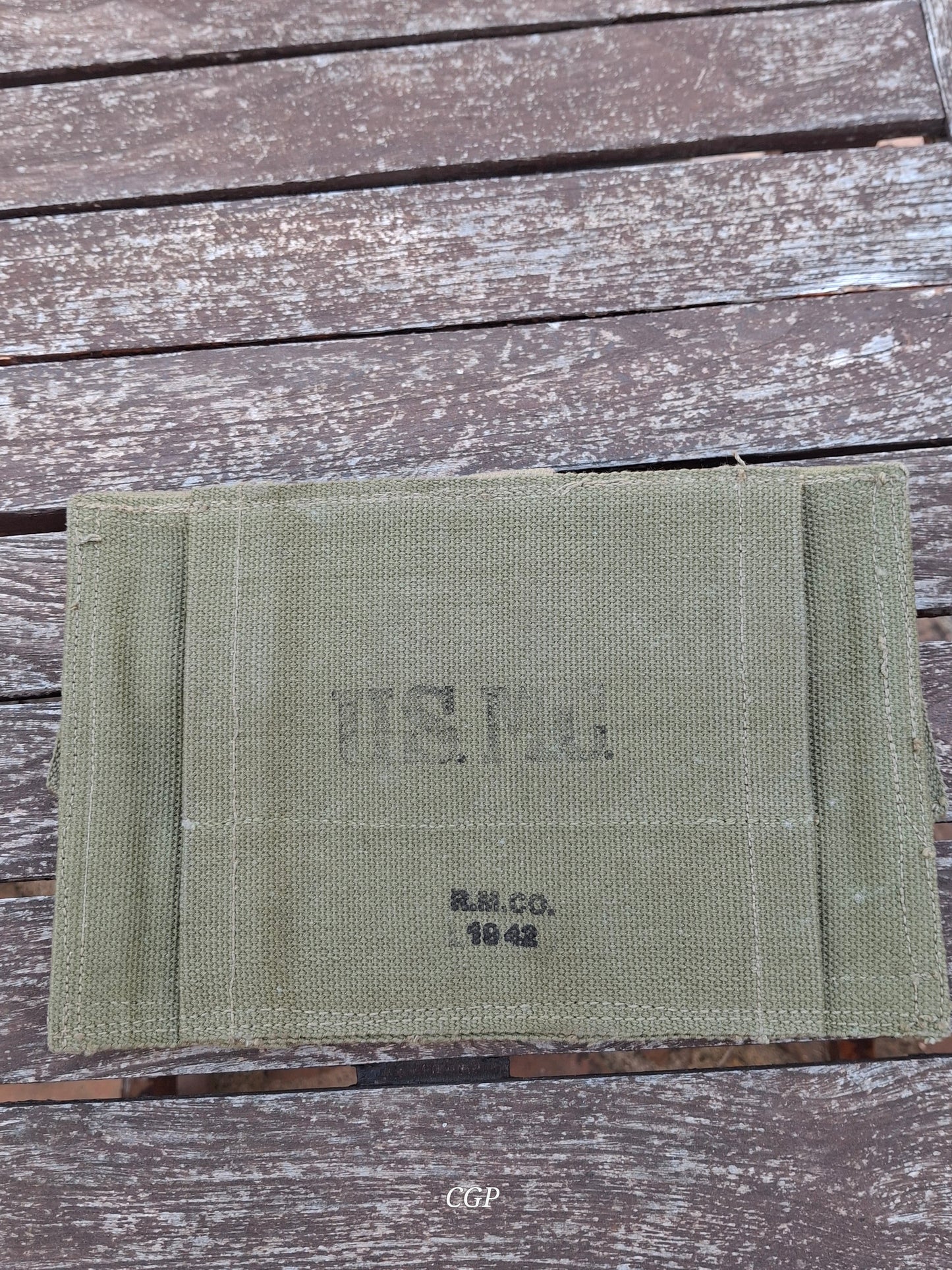 Waffenteile Thompson 1928 Magazintasche - USMC WK2 R.M. Co. 1942