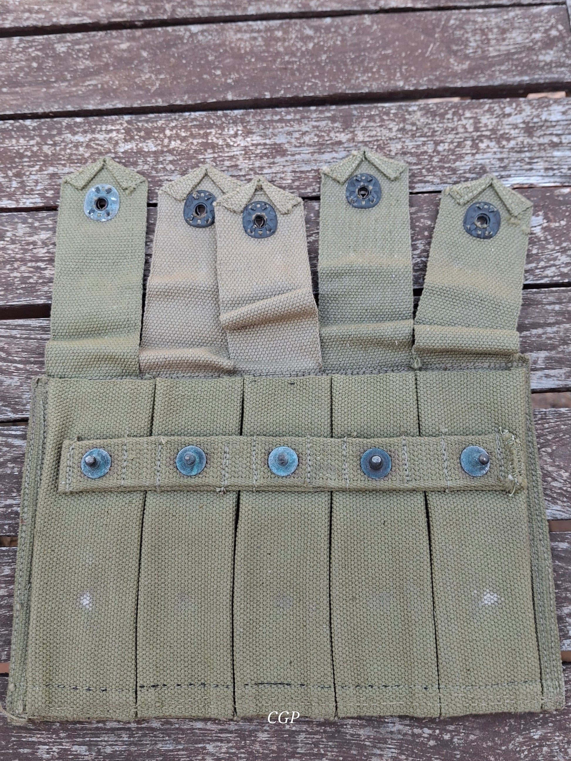 Waffenteile Thompson 1928 Magazintasche - USMC WK2 R.M. Co. 1942