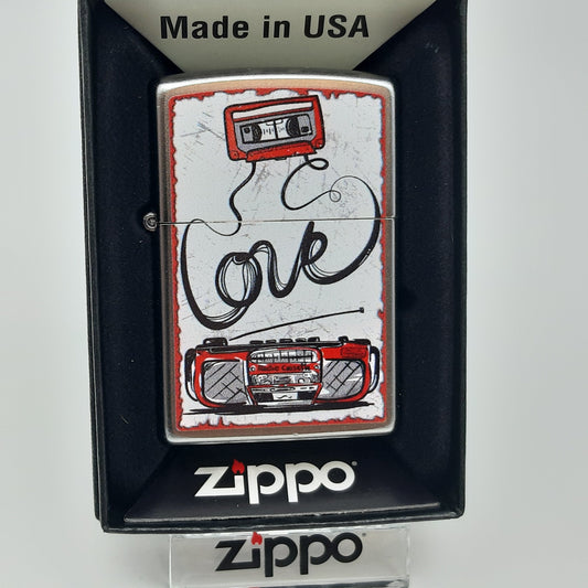 Zippo Zippo Benzinfeuerzeug Love Tape Cassette