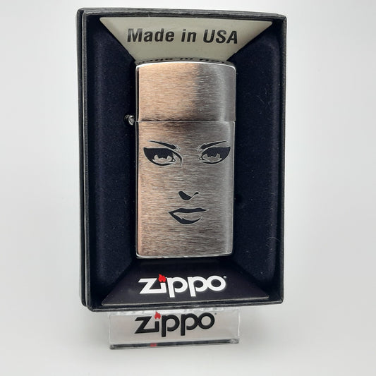 Zippo Zippo Benzinfeuerzeug Woman Face slim